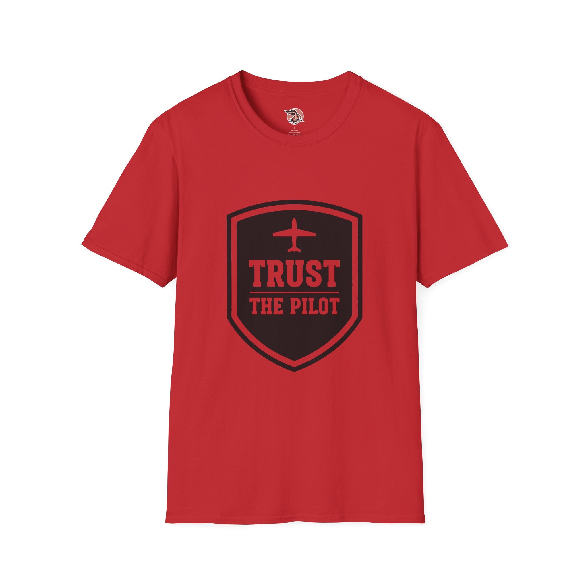 Trust The Pilot | Premium Aviation Shield T-Shirt