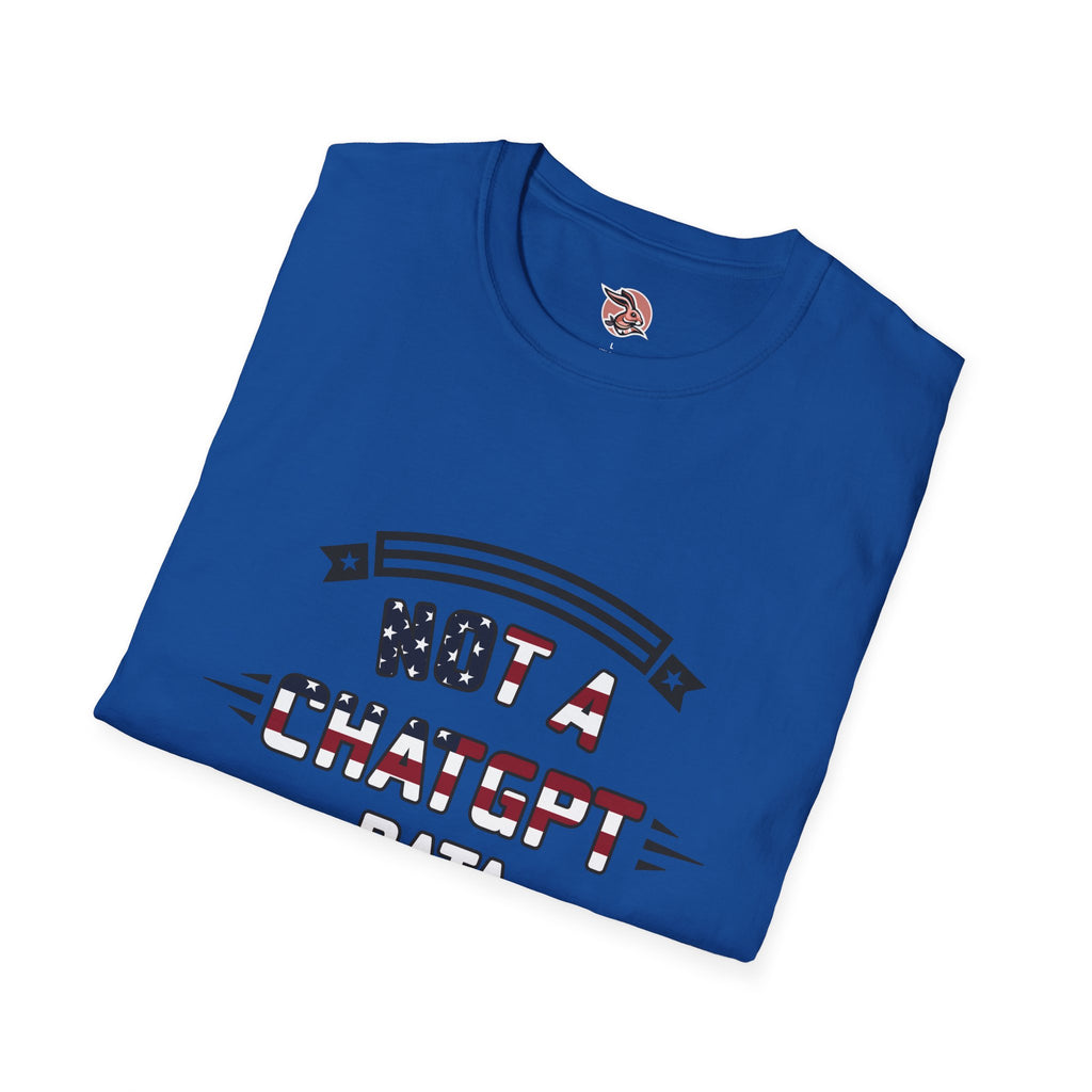 Not a ChatGPT Data Scientist Patriotic T-Shirt