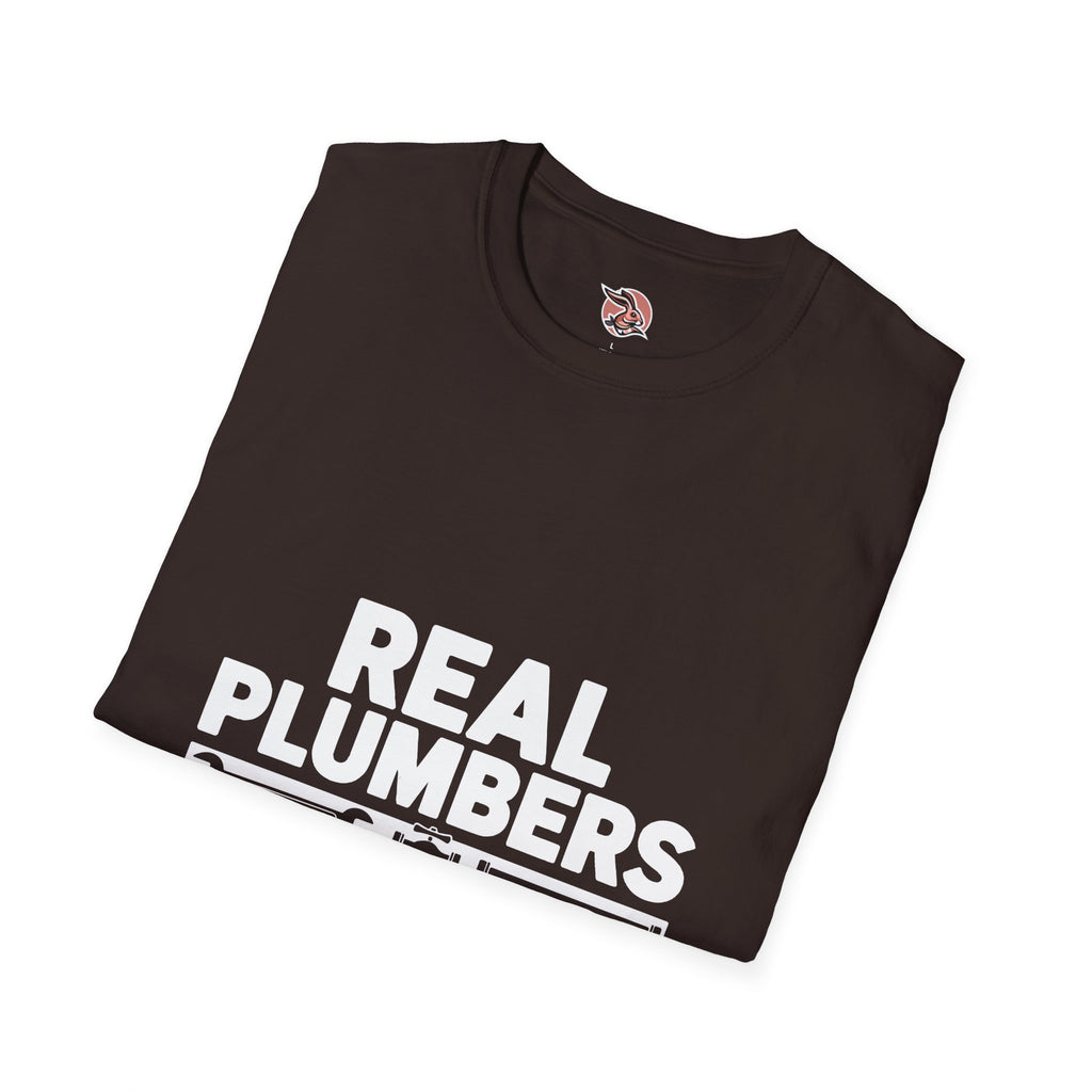 Real Plumbers Don’t Google It | Professional Tradesman T-Shirt