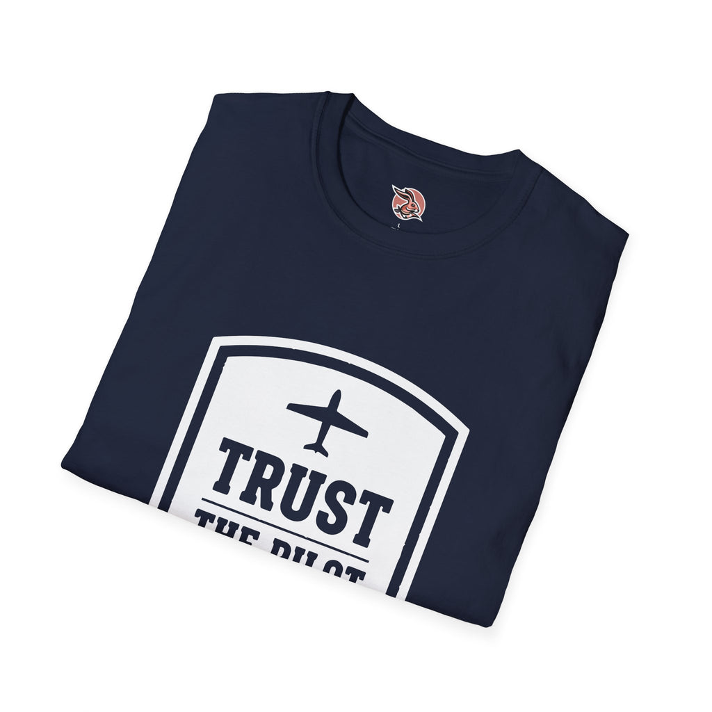 Trust The Pilot | Premium Aviation Shield T-Shirt