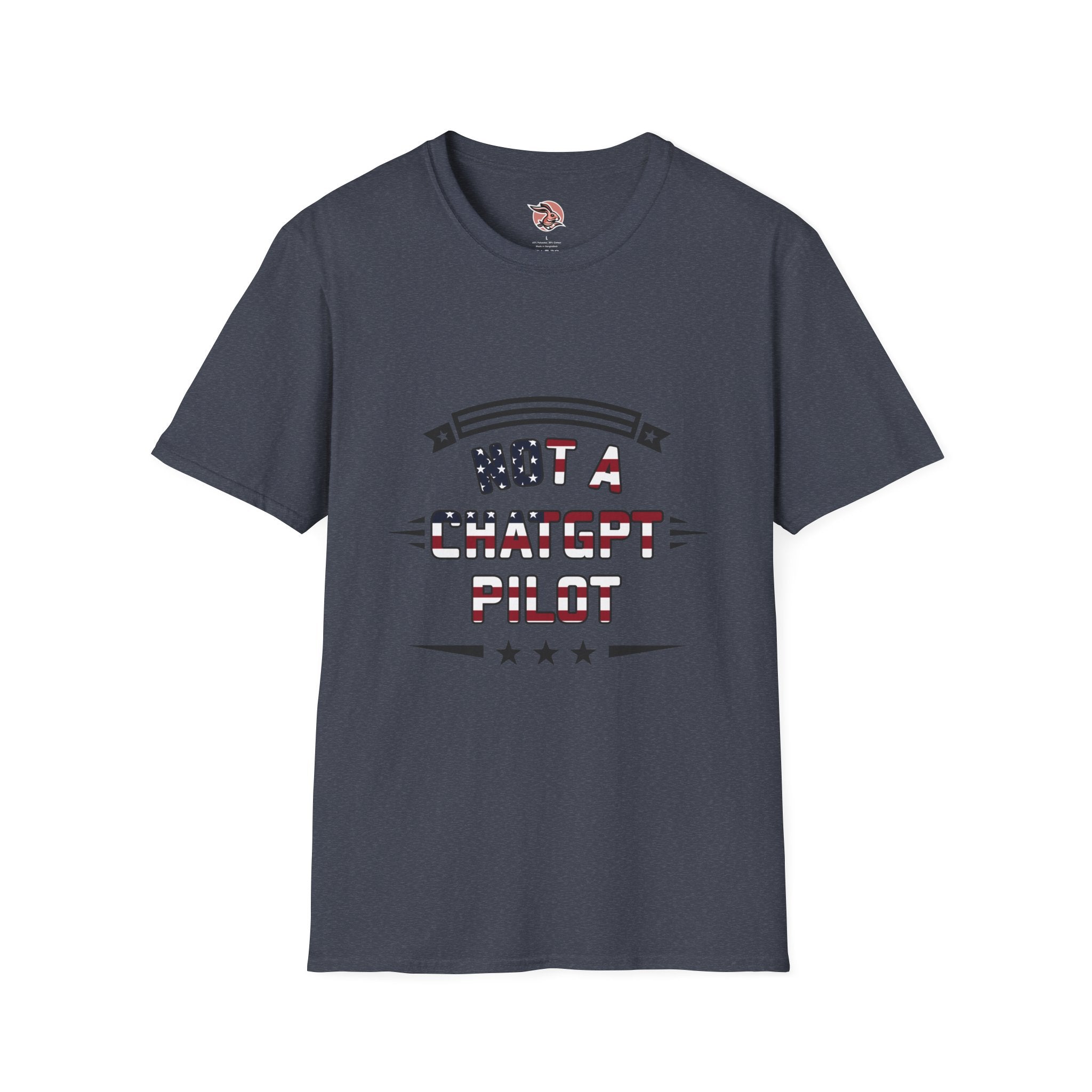 Not a ChatGPT Pilot Patriotic T-Shirt