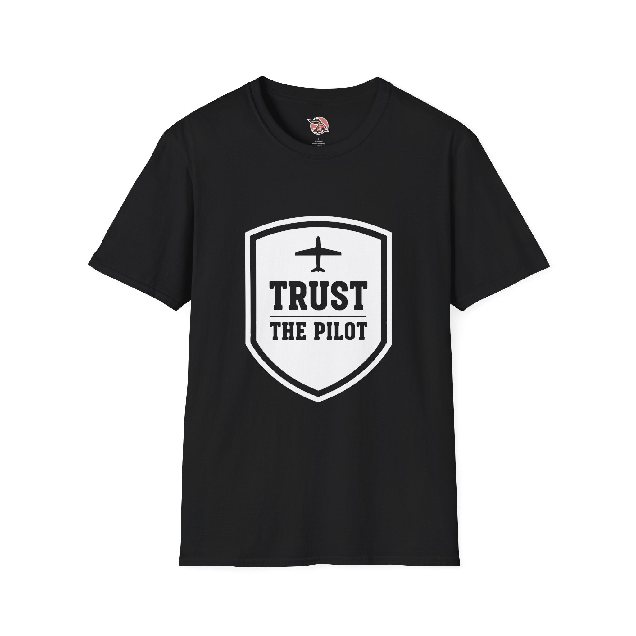 Trust The Pilot | Premium Aviation Shield T-Shirt