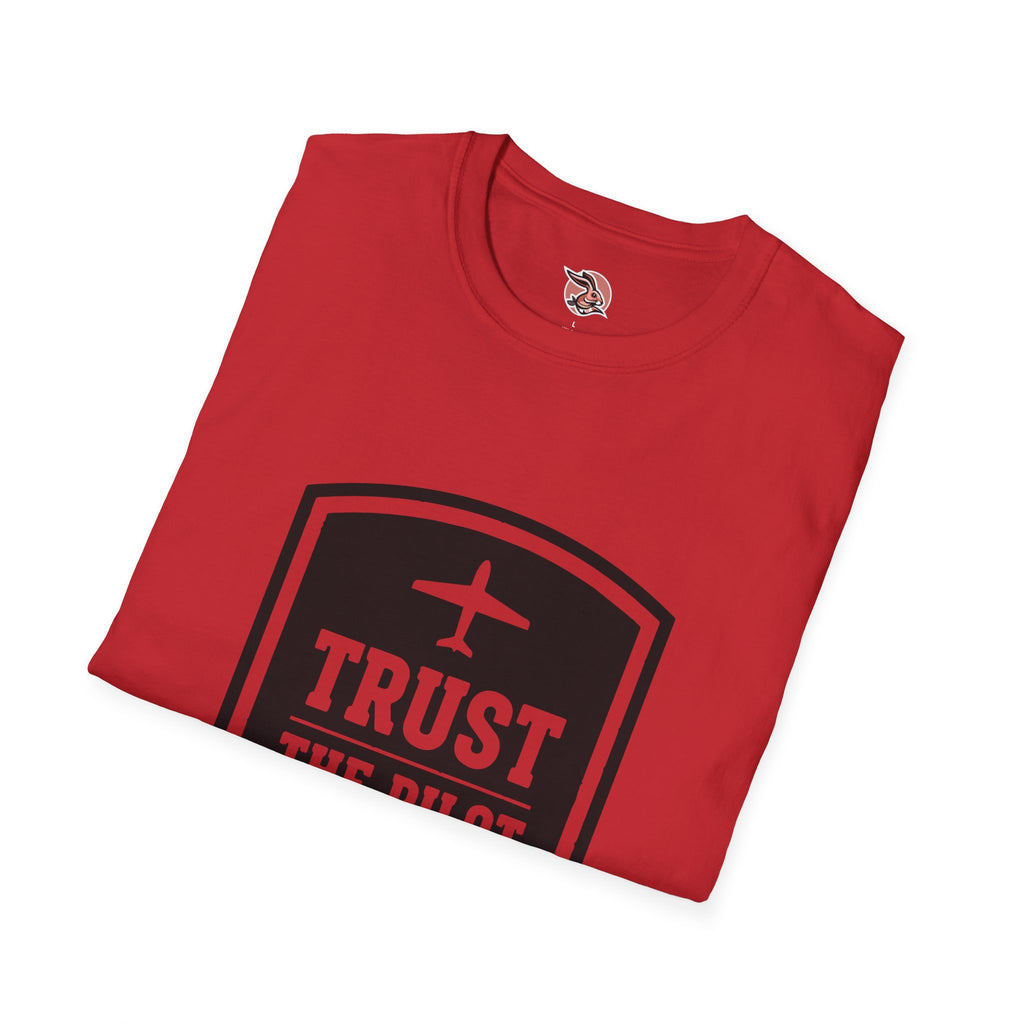 Trust The Pilot | Premium Aviation Shield T-Shirt