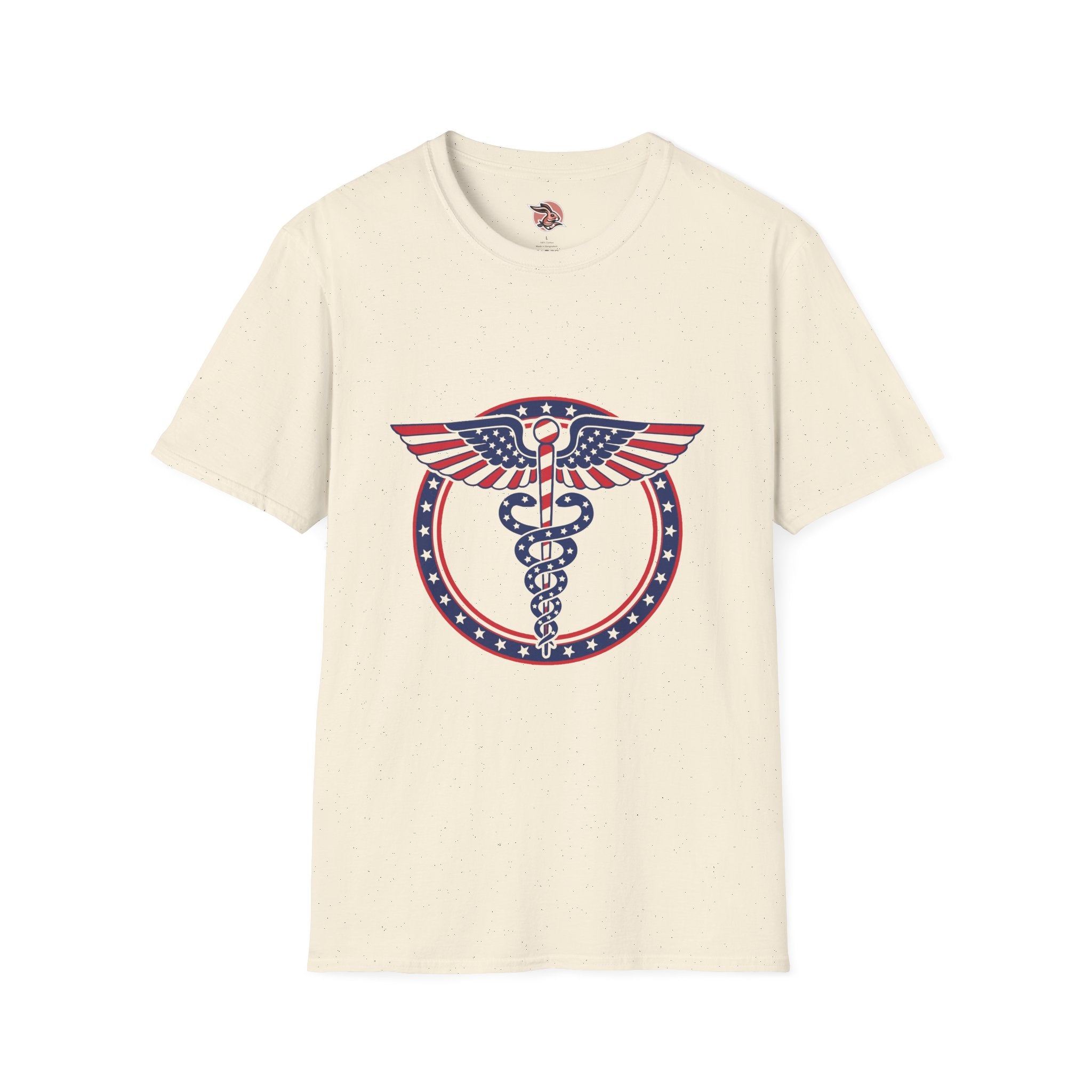 Patriotic Caduceus Medical Emblem T-Shirt