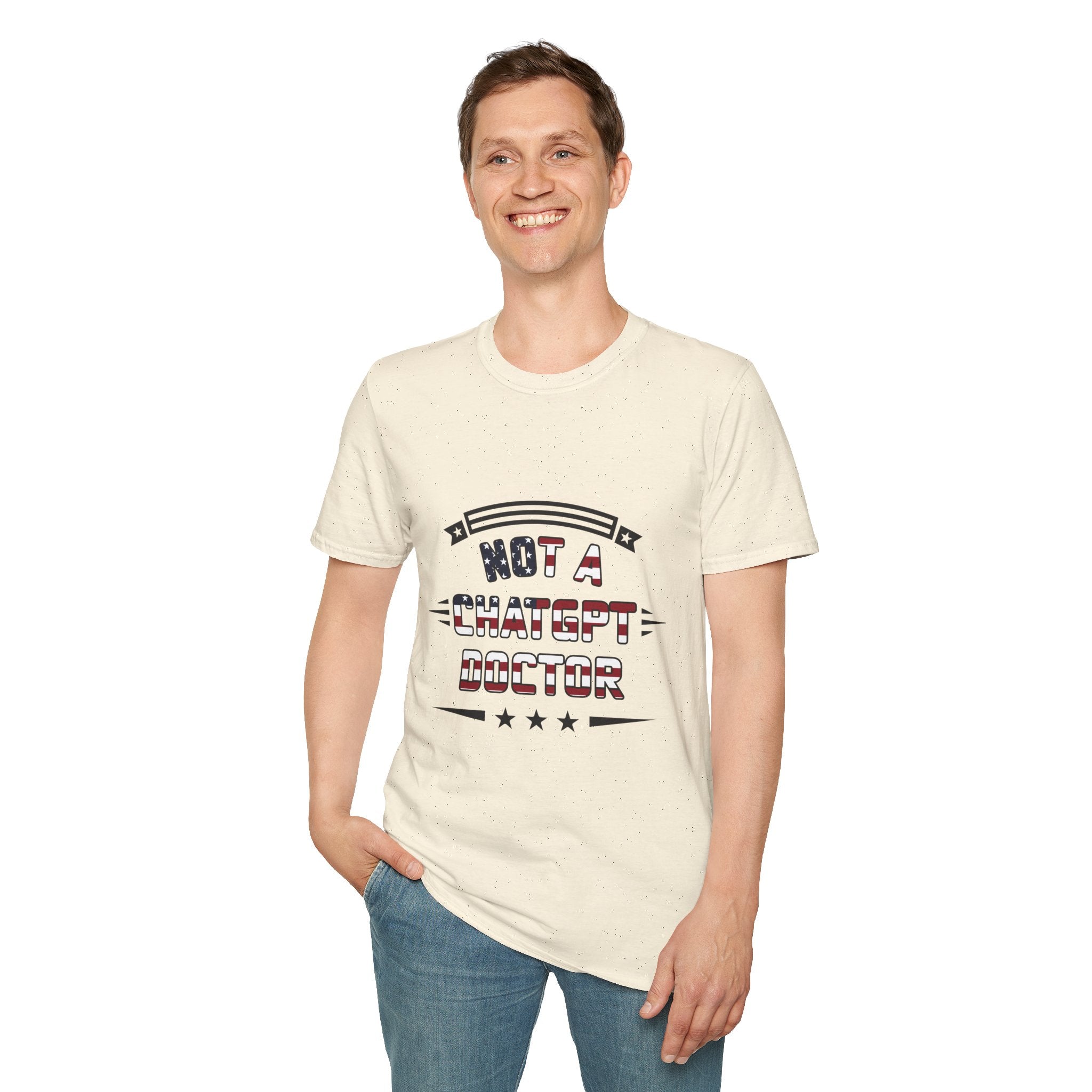 Not a ChatGPT Doctor Patriotic T-Shirt