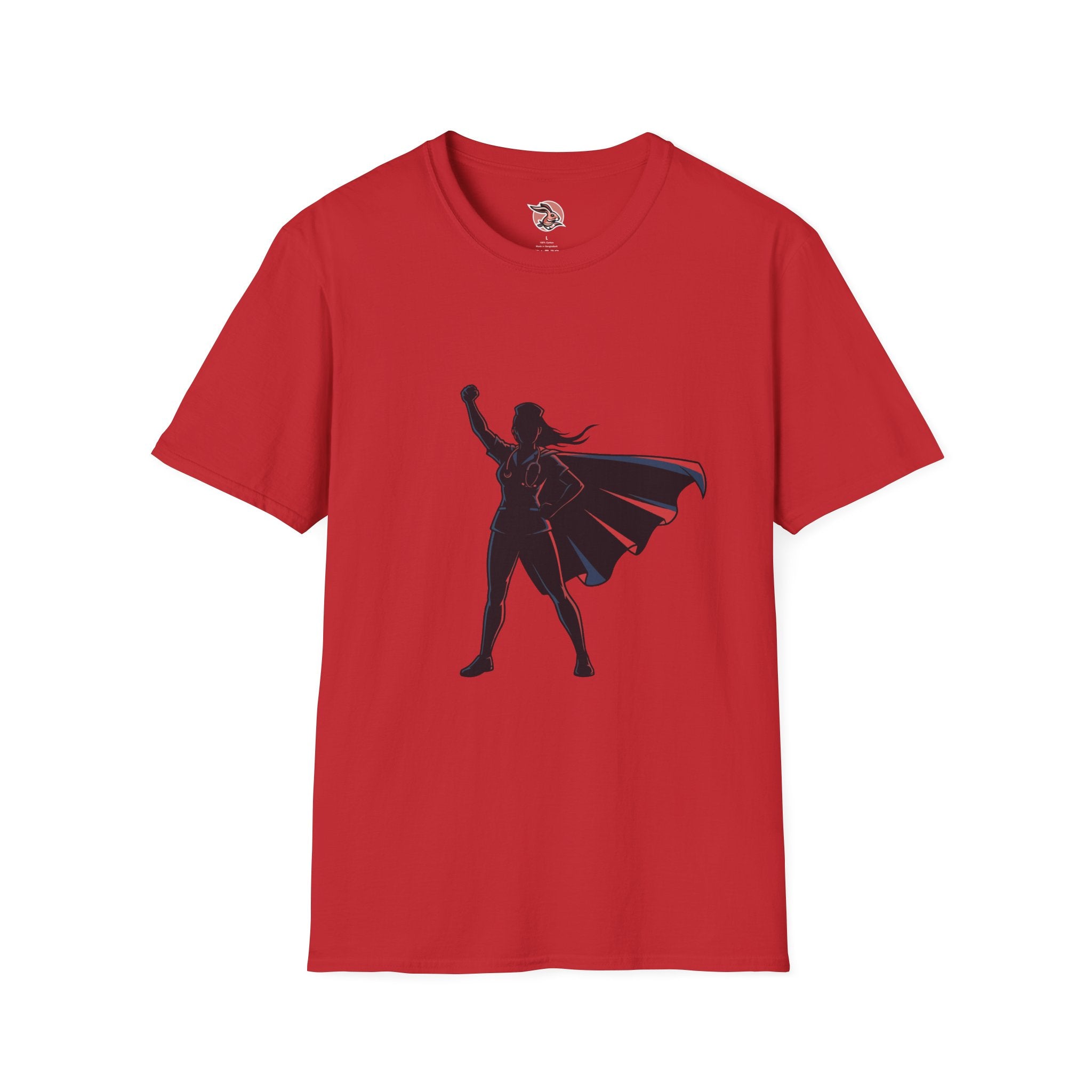 Superhero Nurse Hero Silhouette T-Shirt