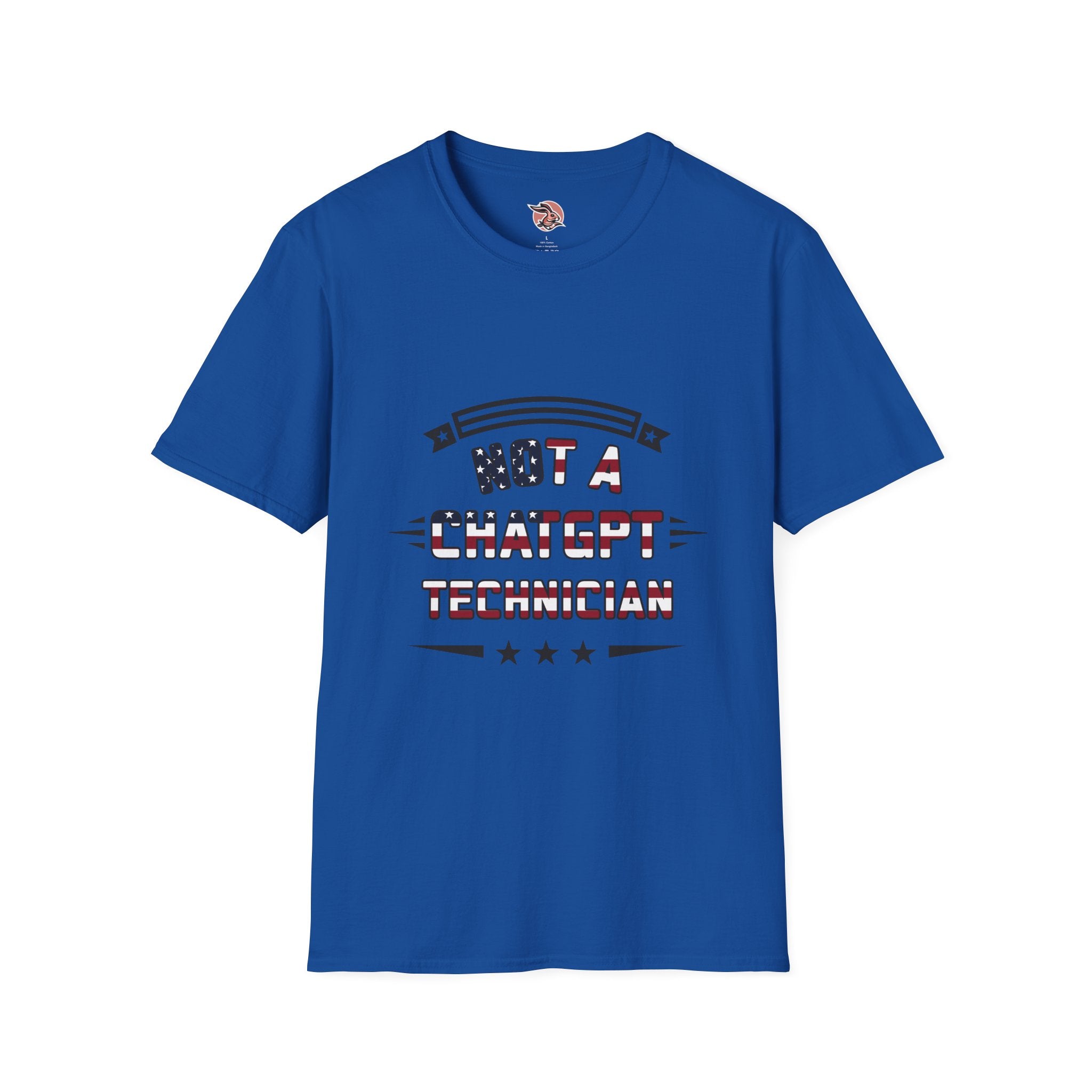 Not a ChatGPT Technician Patriotic T-Shirt