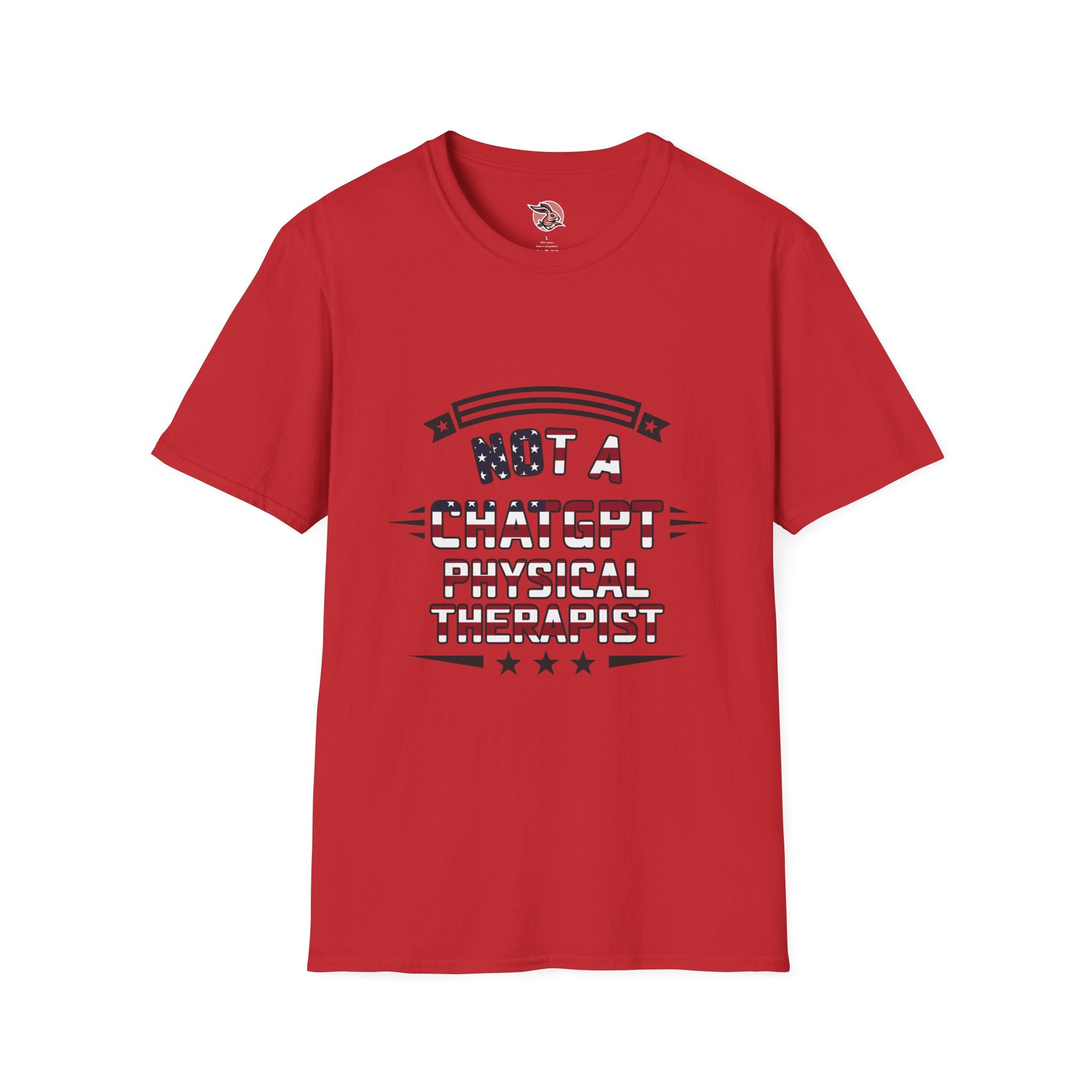 Not a ChatGPT Physical Therapist Patriotic T-Shirt