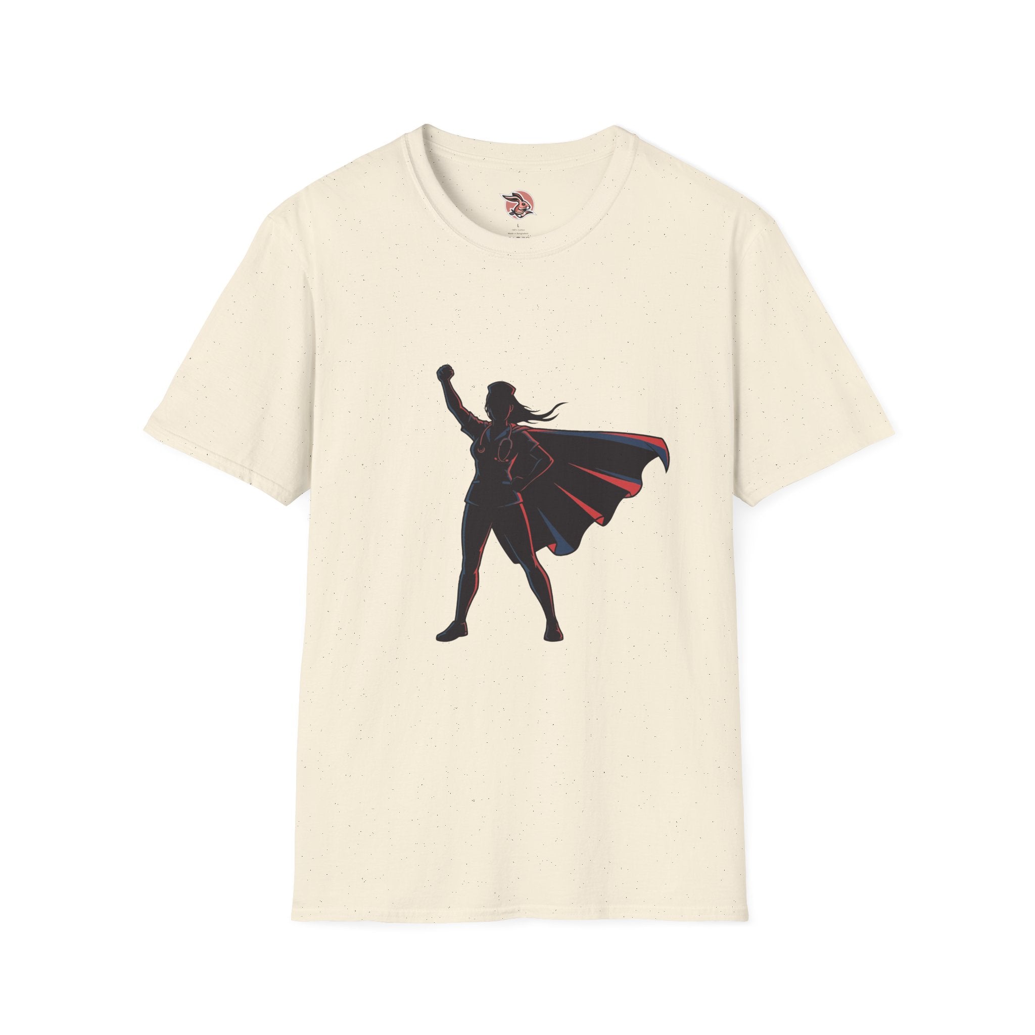 Superhero Nurse Hero Silhouette T-Shirt