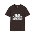 Real Plumbers Don’t Google It | Professional Tradesman T-Shirt