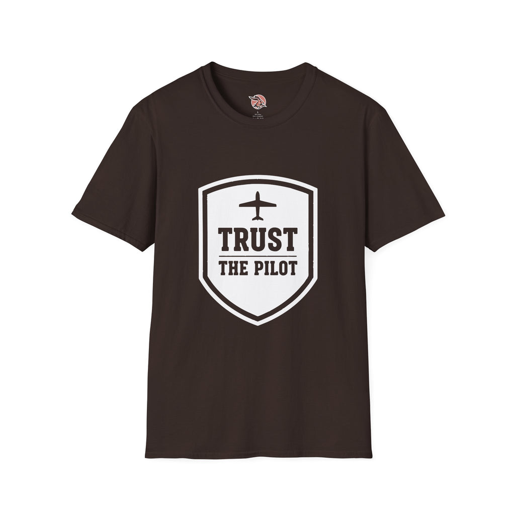 Trust The Pilot | Premium Aviation Shield T-Shirt