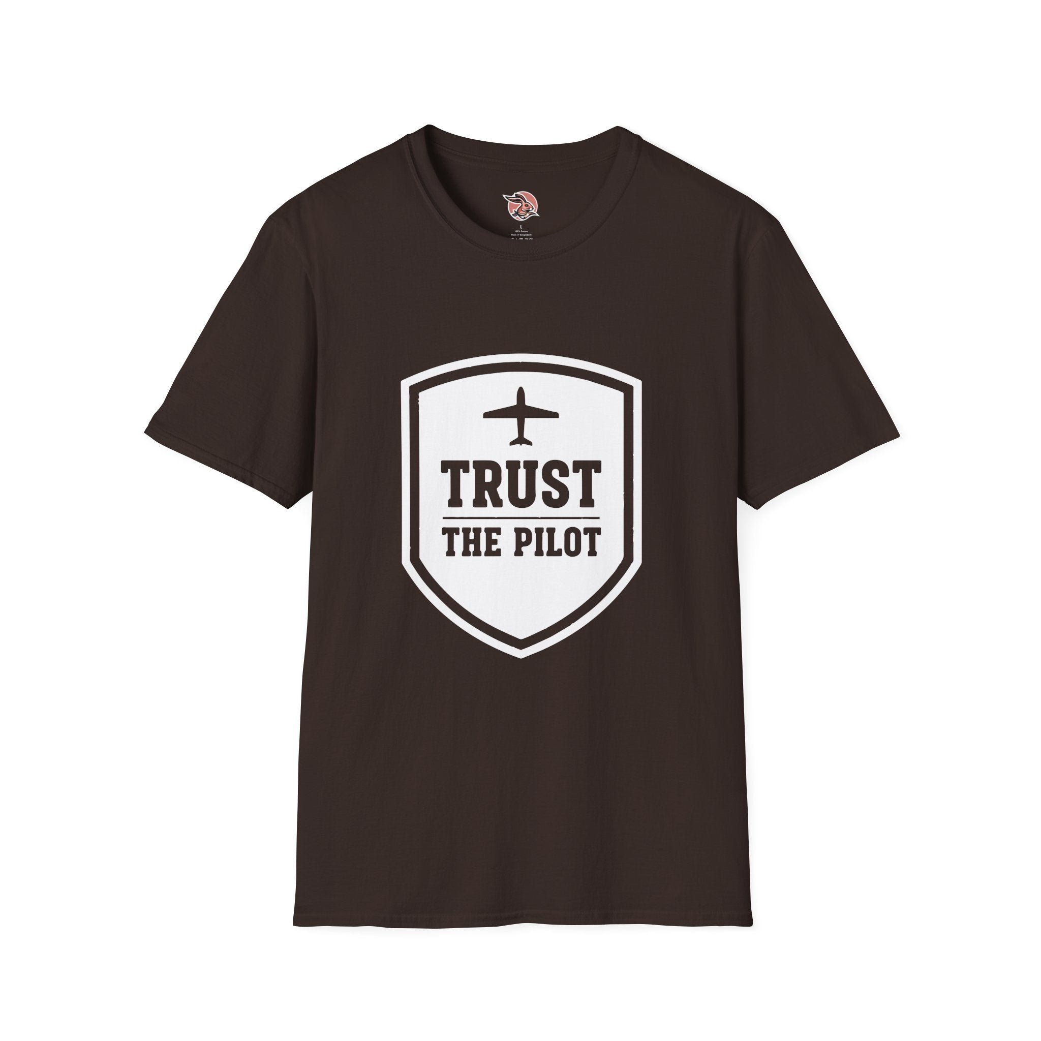 Trust The Pilot | Premium Aviation Shield T-Shirt
