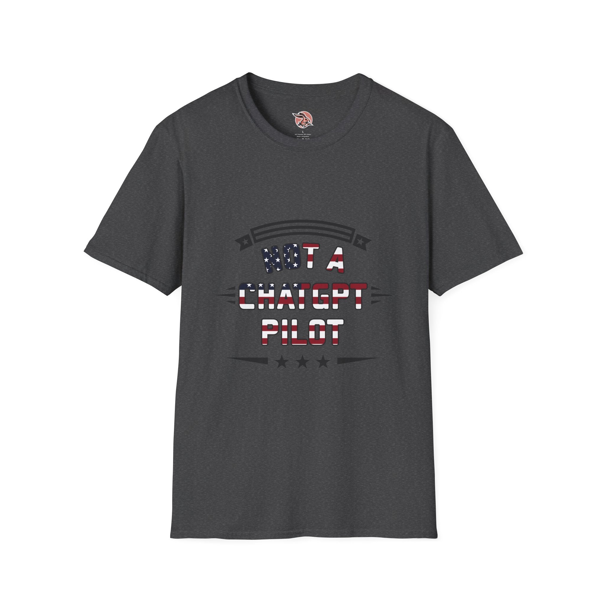 Not a ChatGPT Pilot Patriotic T-Shirt