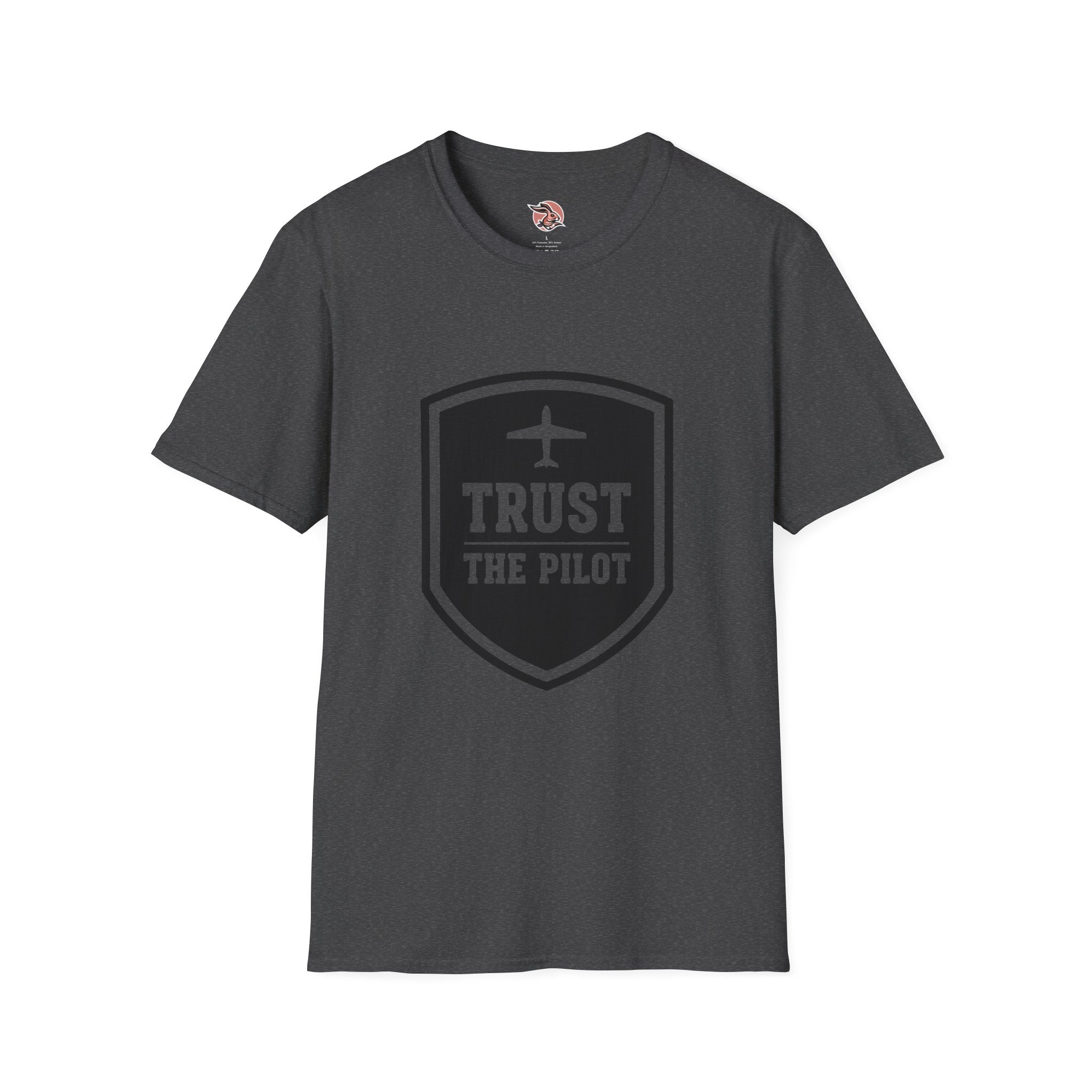 Trust The Pilot | Premium Aviation Shield T-Shirt