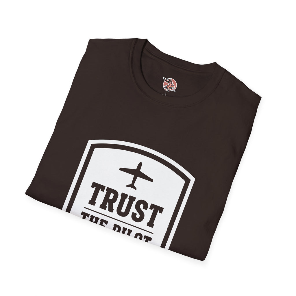 Trust The Pilot | Premium Aviation Shield T-Shirt