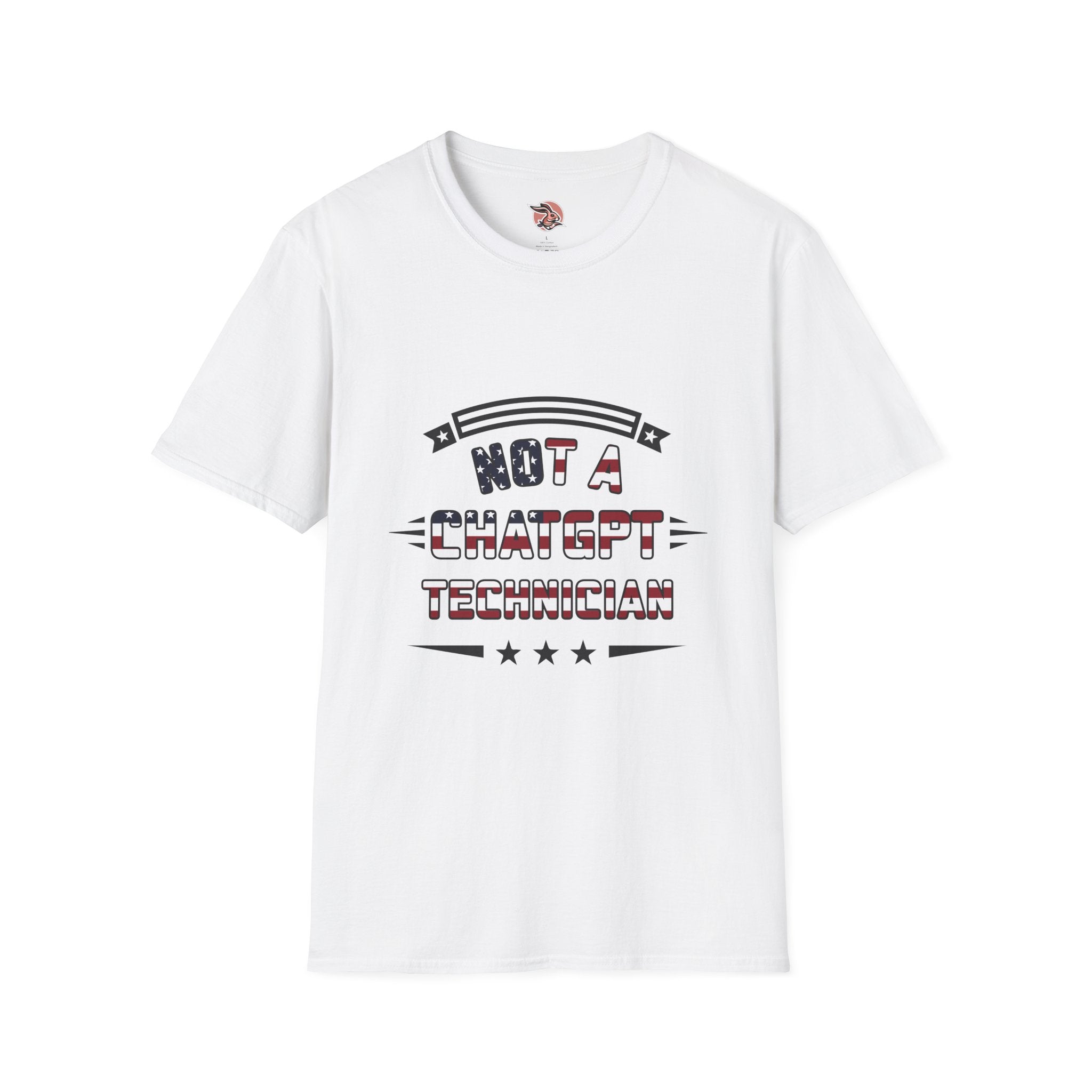 Not a ChatGPT Technician Patriotic T-Shirt