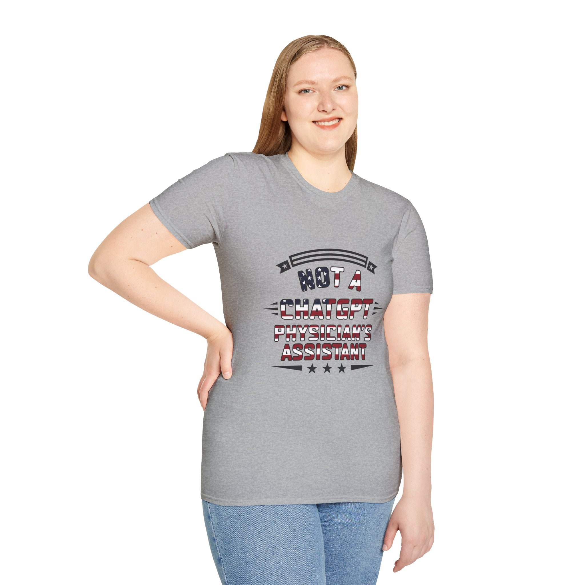 Not a ChatGPT Physician's Assistant Patriotic T-Shirt