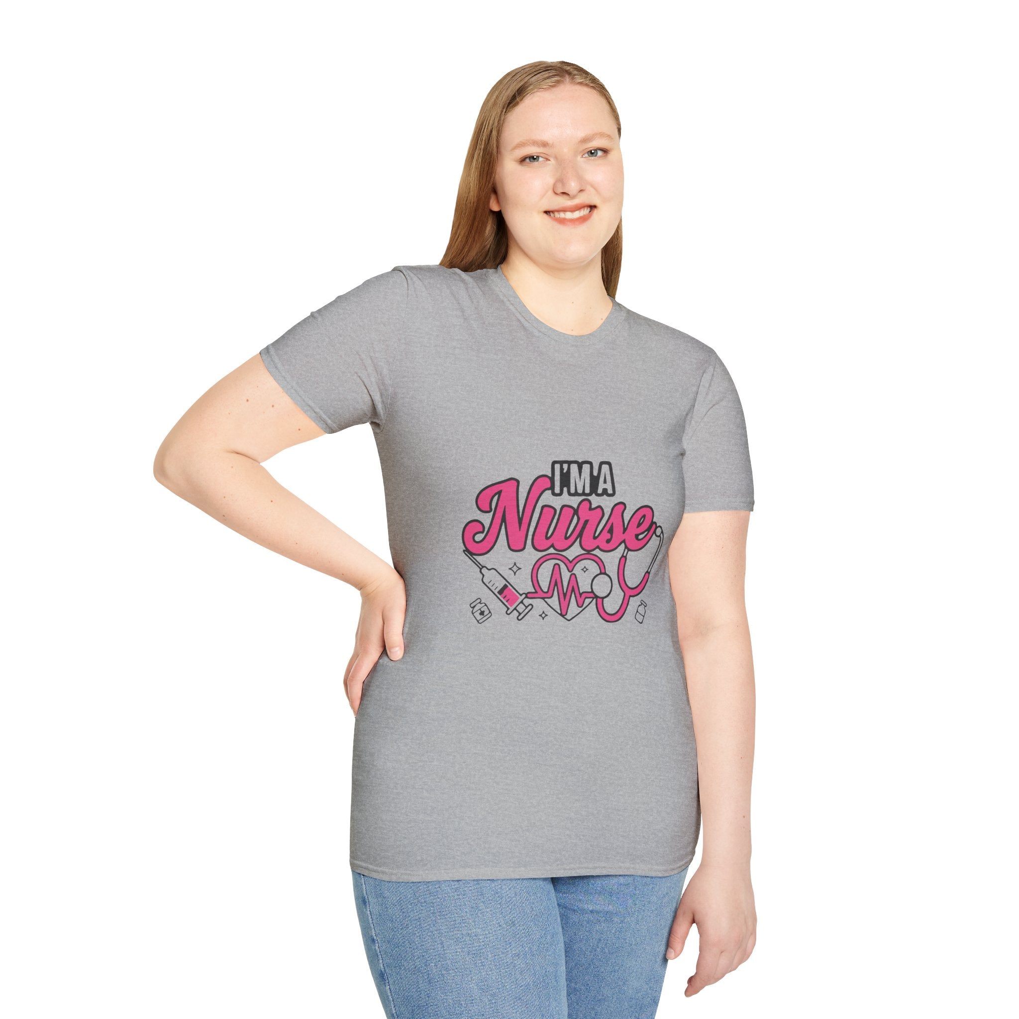 I’m a Nurse Heartbeat & Heroism T-Shirt