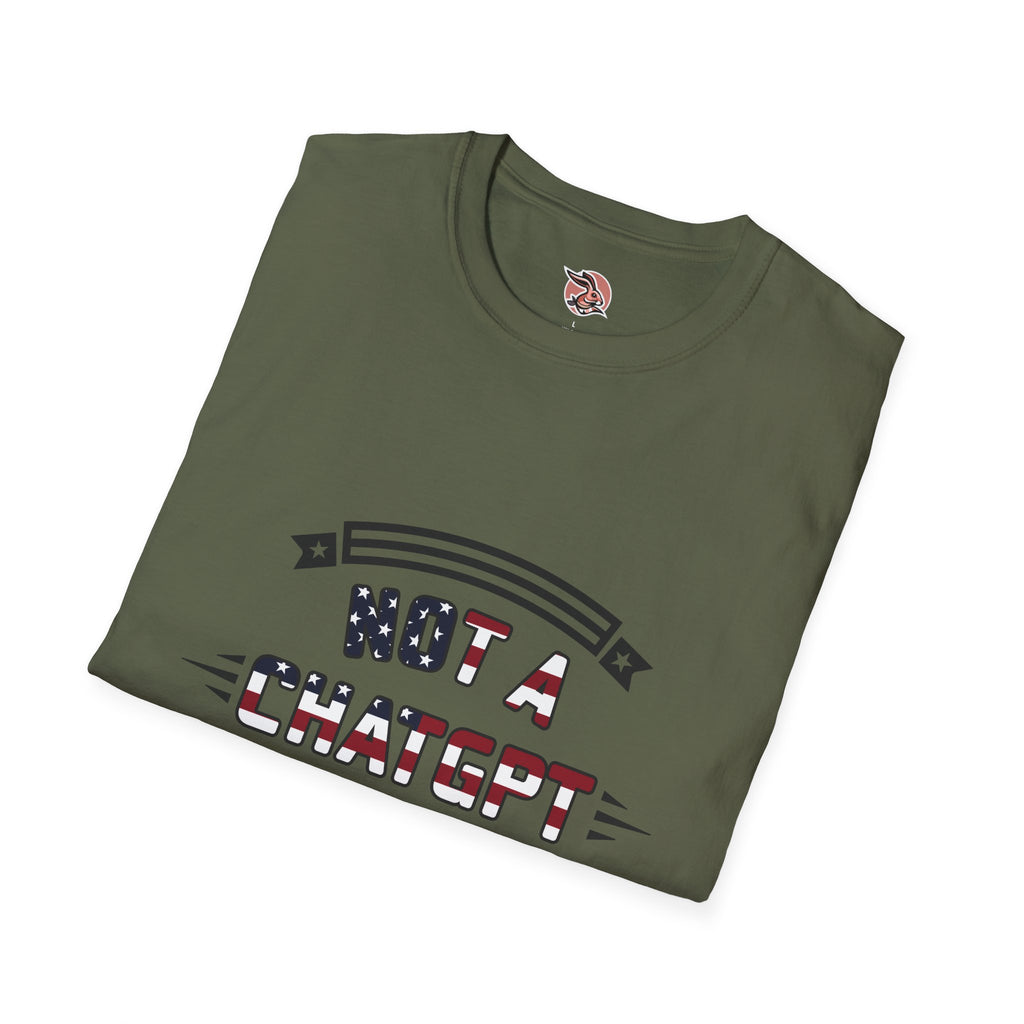 Not a ChatGPT Engineer Patriotic T-Shirt