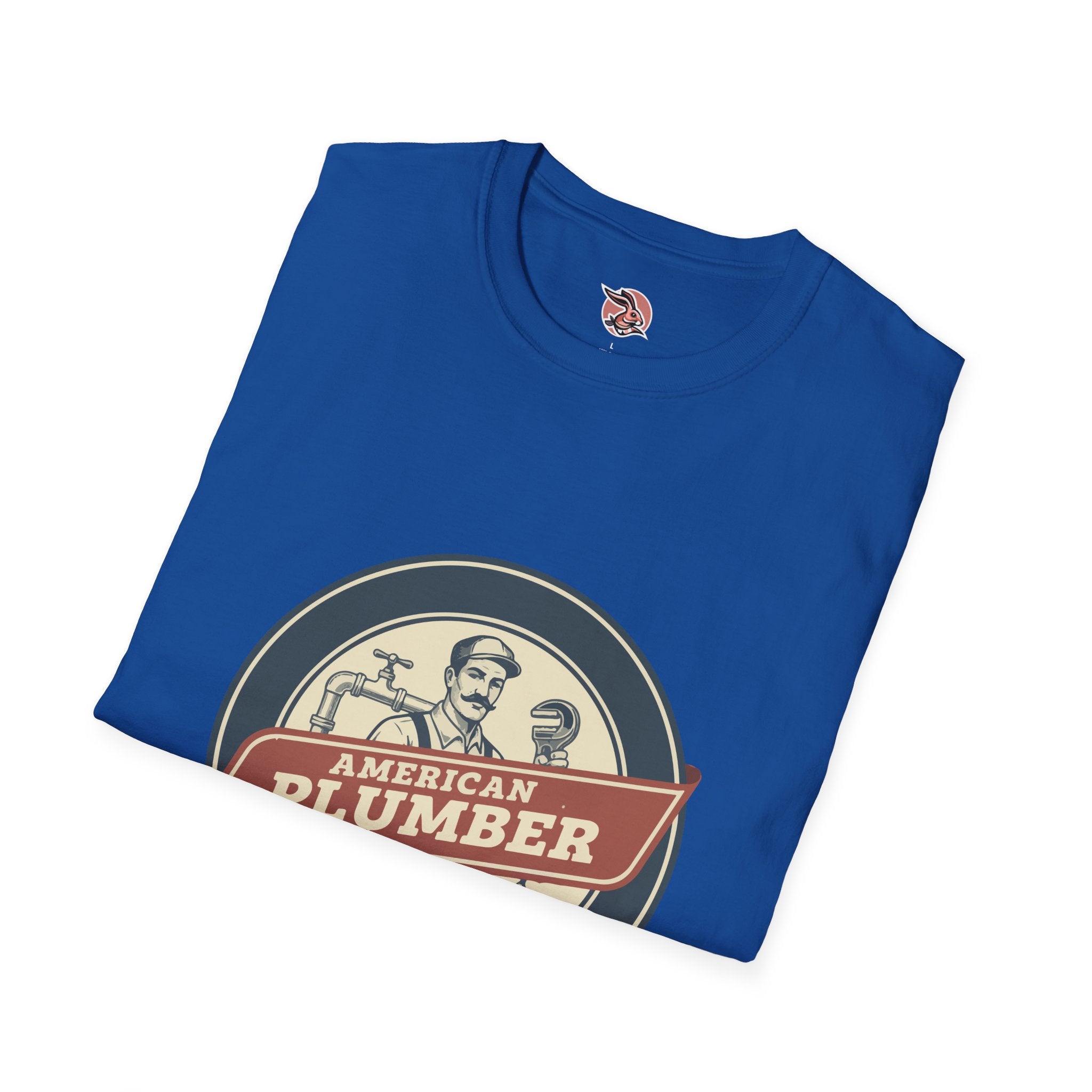 American Plumber | Vintage Tradesman Emblem T-Shirt