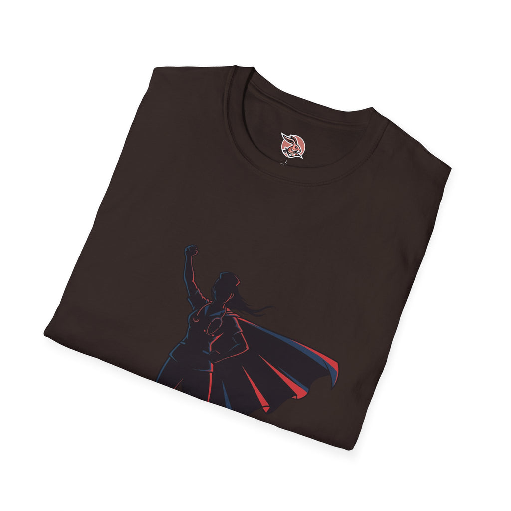 Superhero Nurse Hero Silhouette T-Shirt