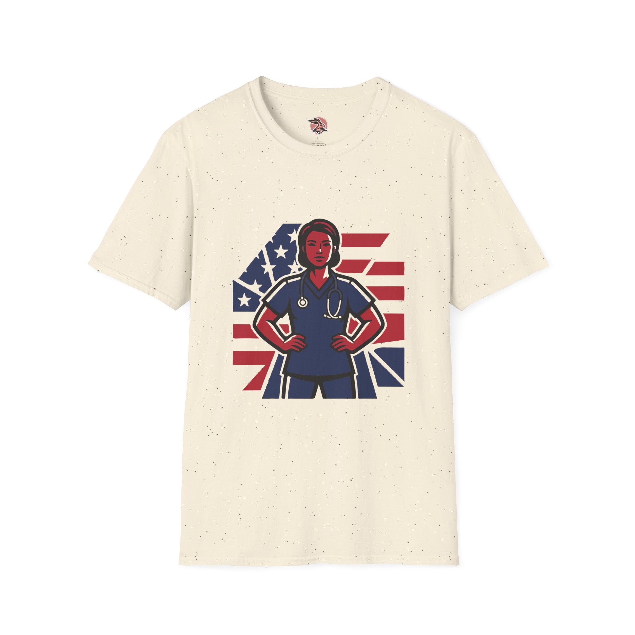 Patriotic American Nurse Hero T-Shirt