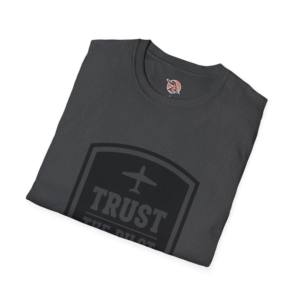 Trust The Pilot | Premium Aviation Shield T-Shirt