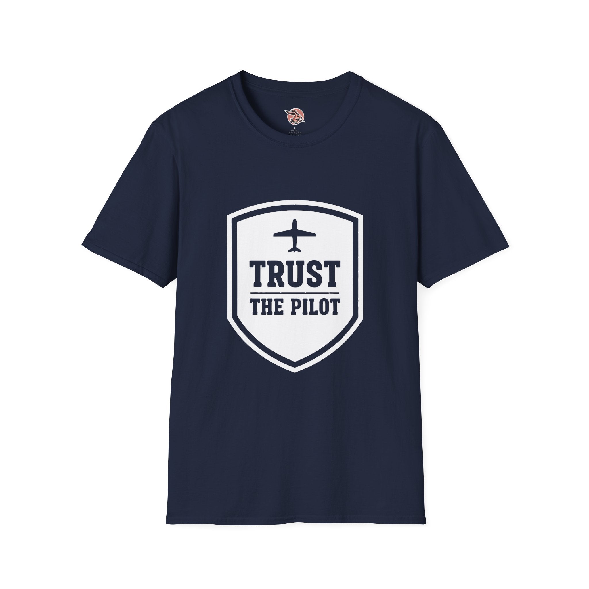 Trust The Pilot | Premium Aviation Shield T-Shirt