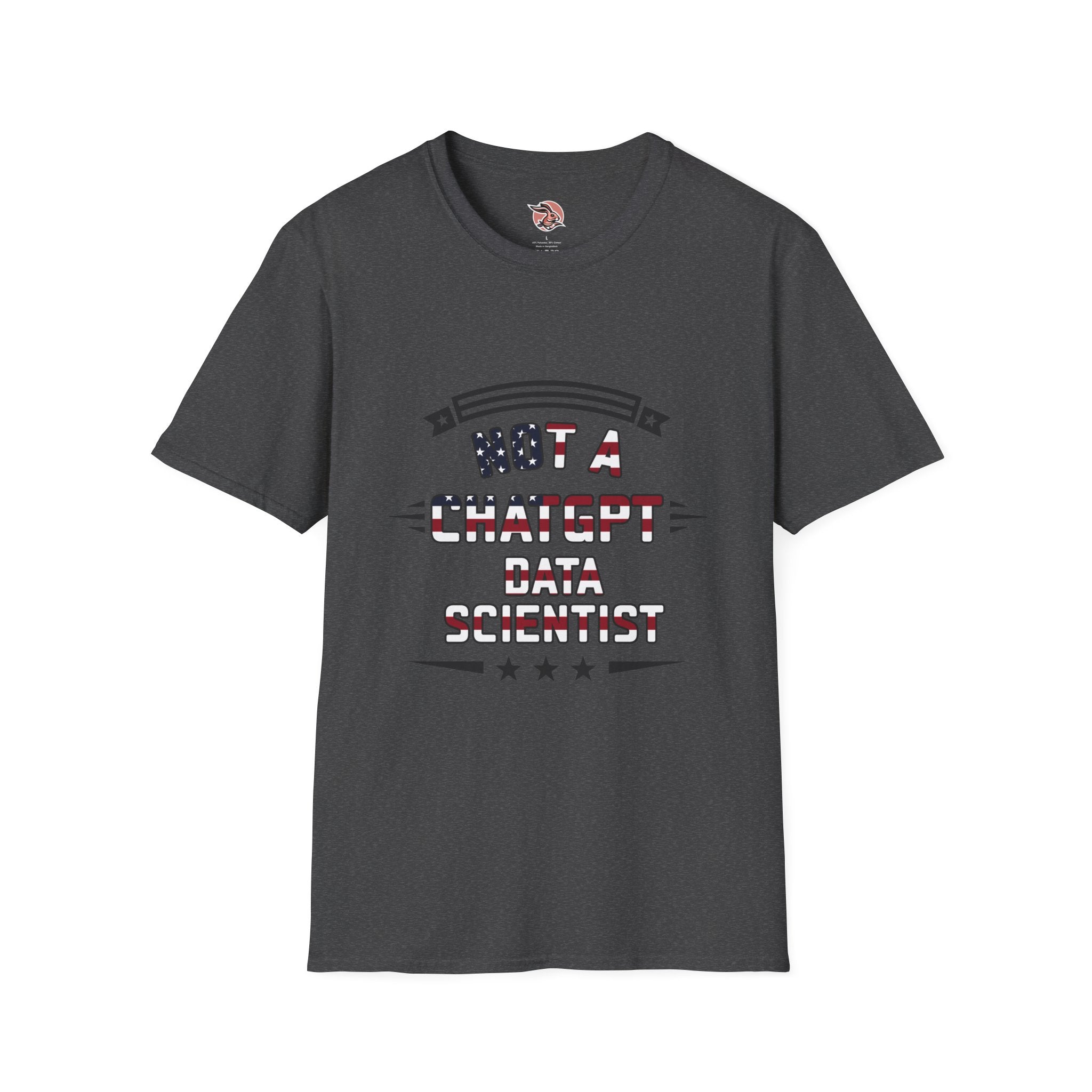 Not a ChatGPT Data Scientist Patriotic T-Shirt