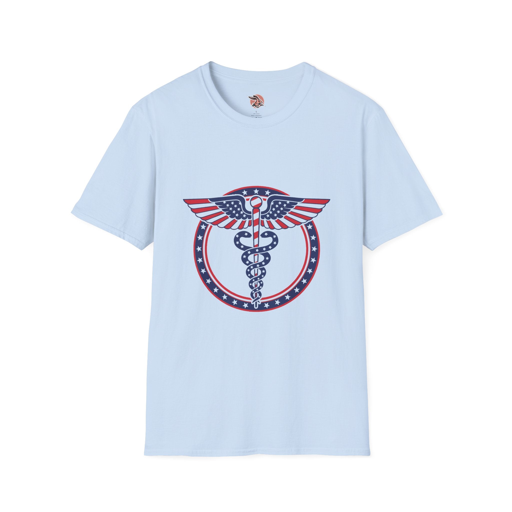 Patriotic Caduceus Medical Emblem T-Shirt