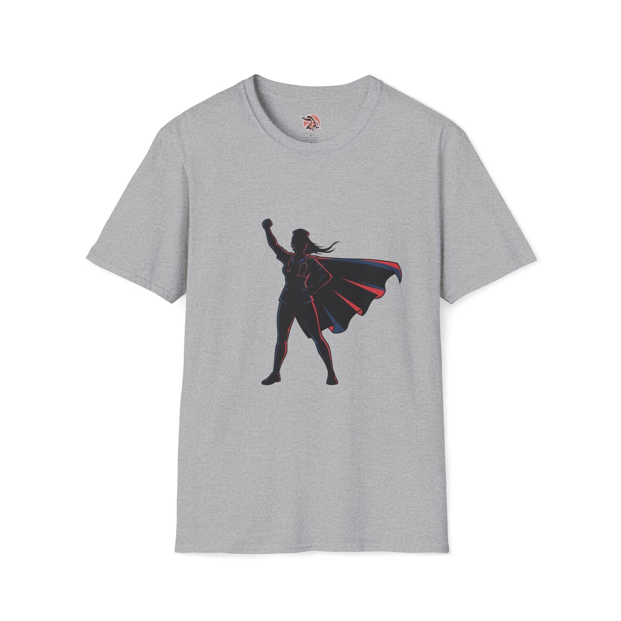 Superhero Nurse Hero Silhouette T-Shirt