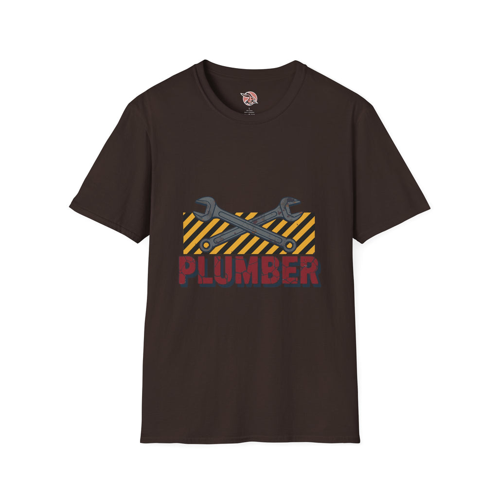 Plumber | Gritty Industrial Caution T-Shirt