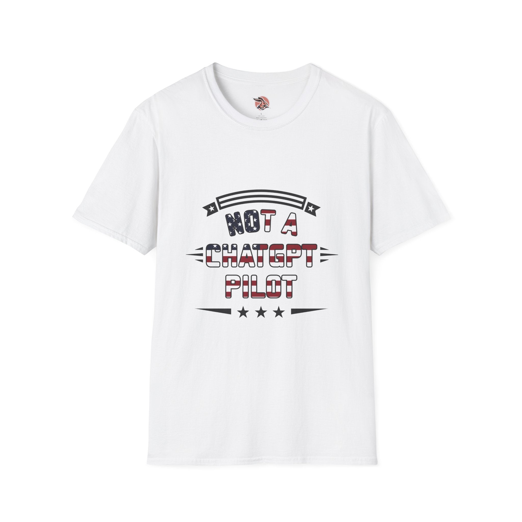 Not a ChatGPT Pilot Patriotic T-Shirt