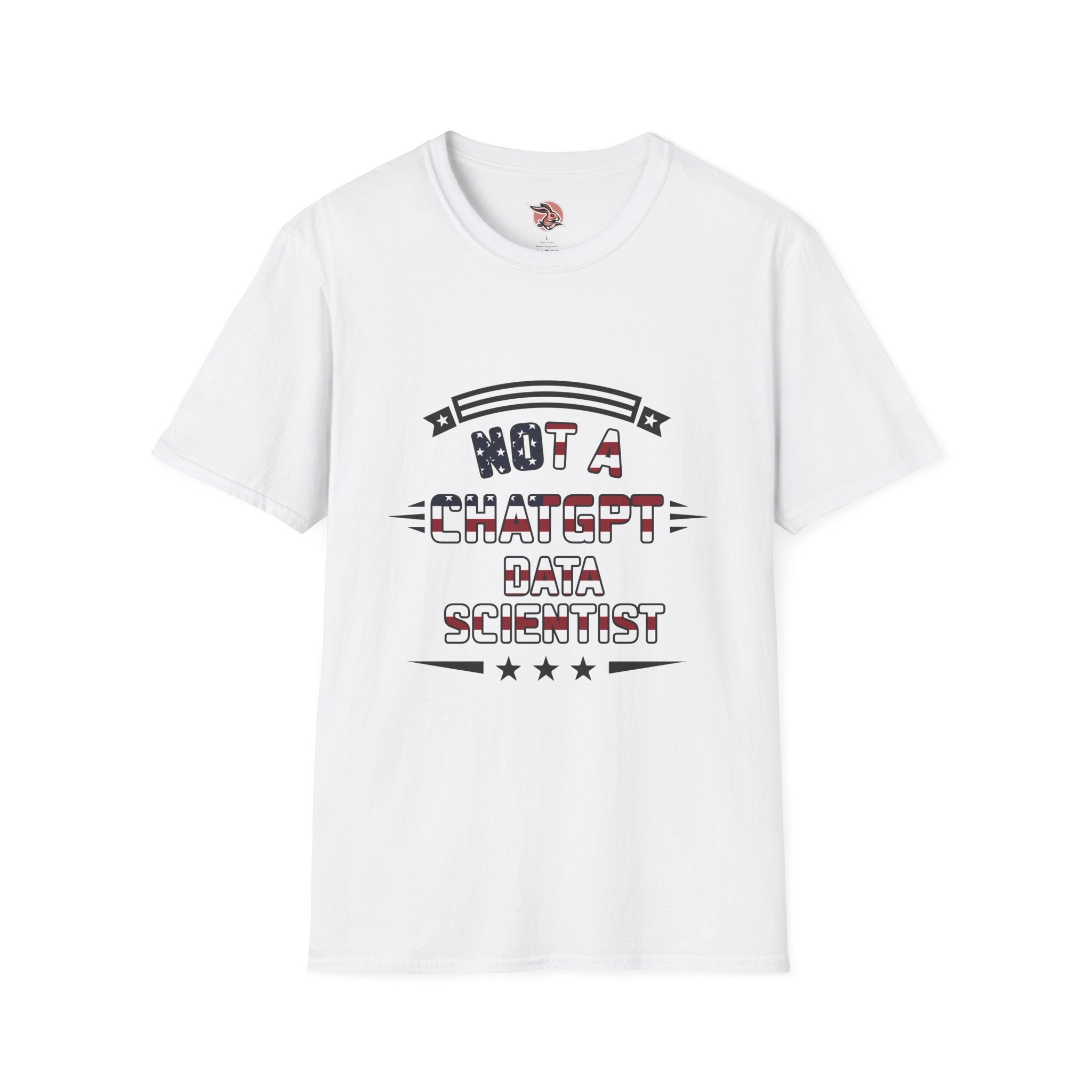 Not a ChatGPT Data Scientist Patriotic T-Shirt