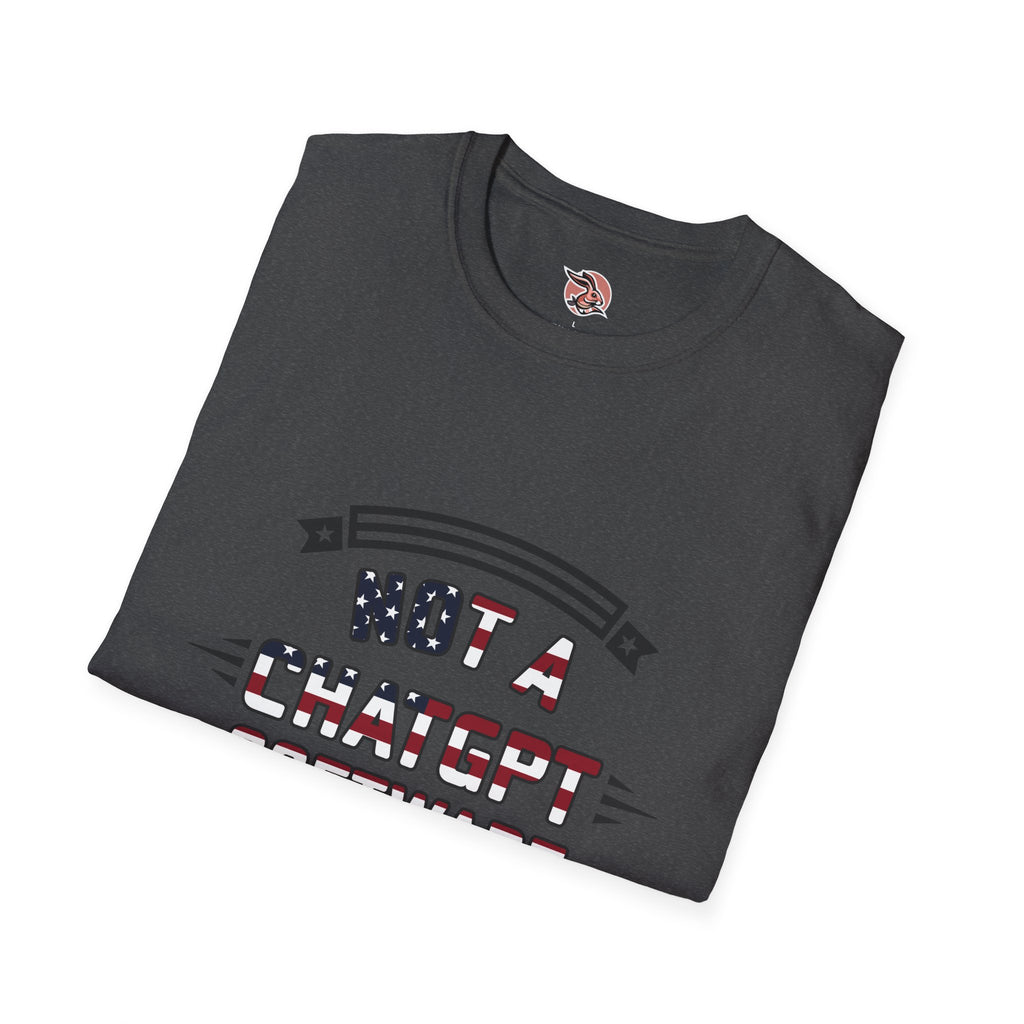 Not a ChatGPT Software Engineer Patriotic T-Shirt