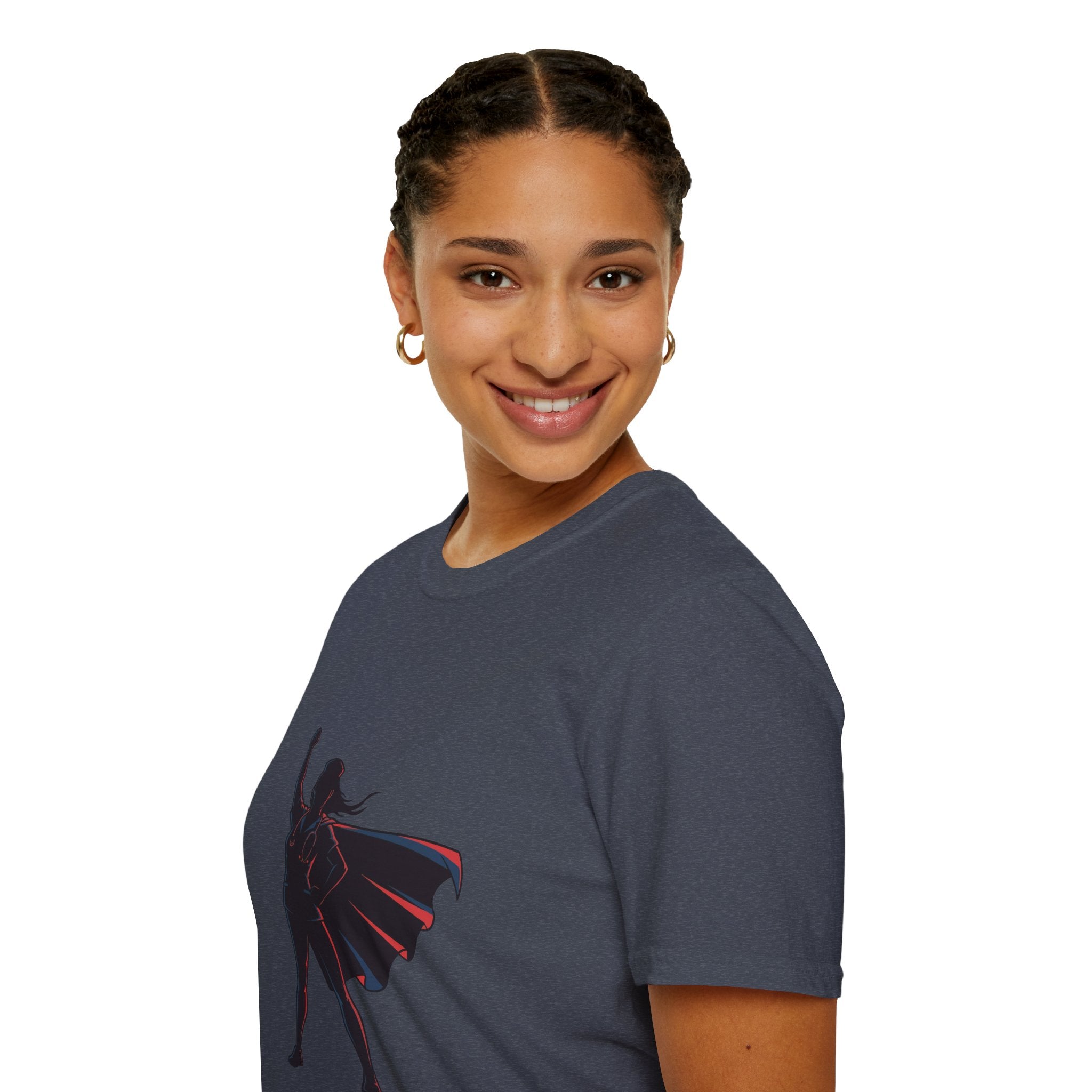 Superhero Nurse Hero Silhouette T-Shirt