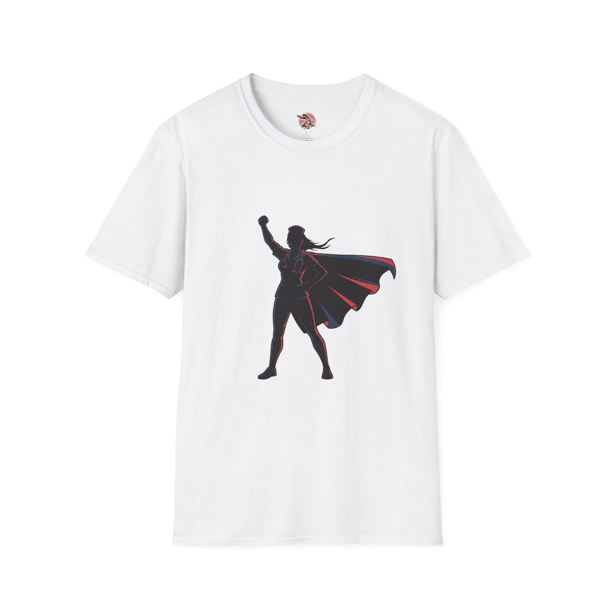 Superhero Nurse Hero Silhouette T-Shirt