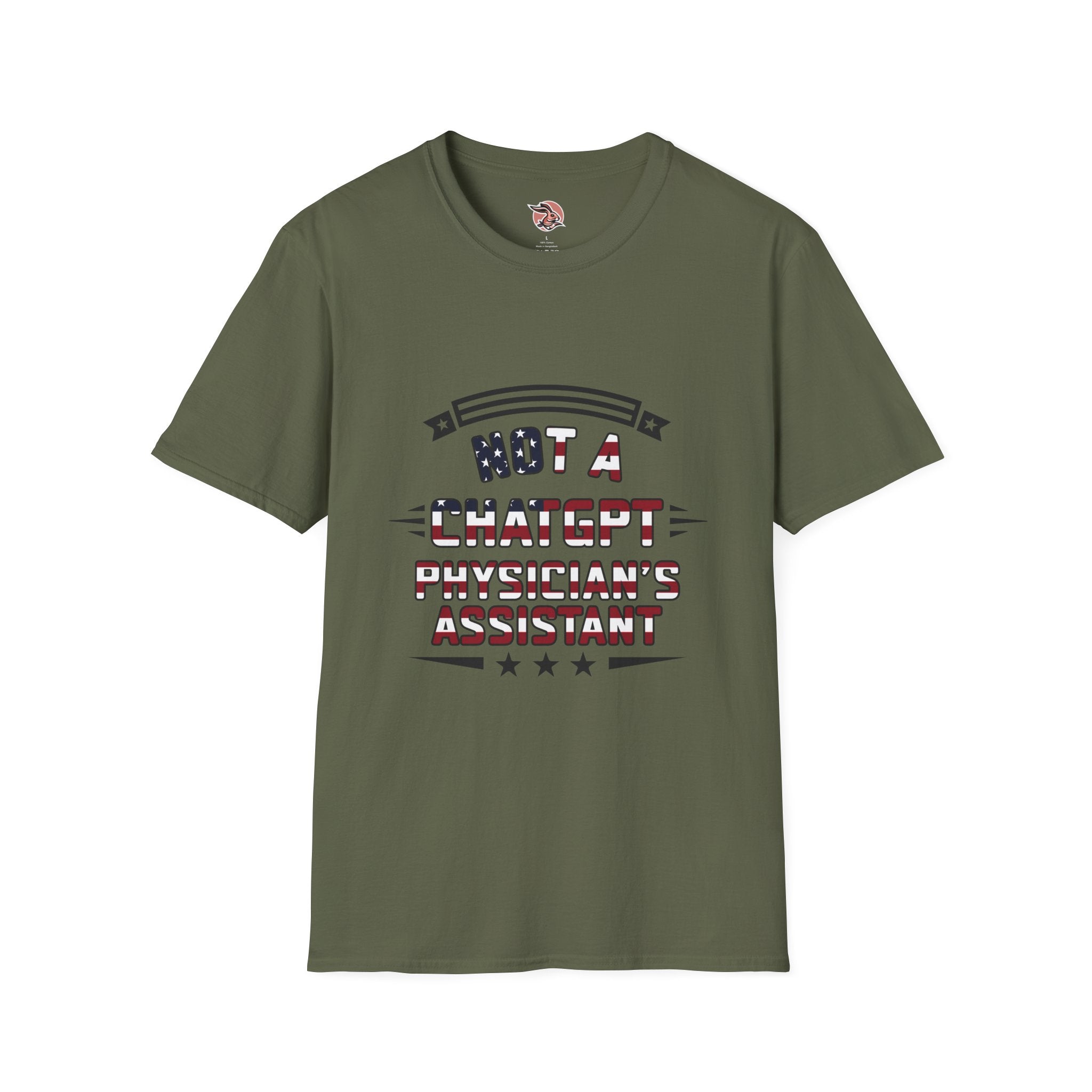 Not a ChatGPT Physician's Assistant Patriotic T-Shirt
