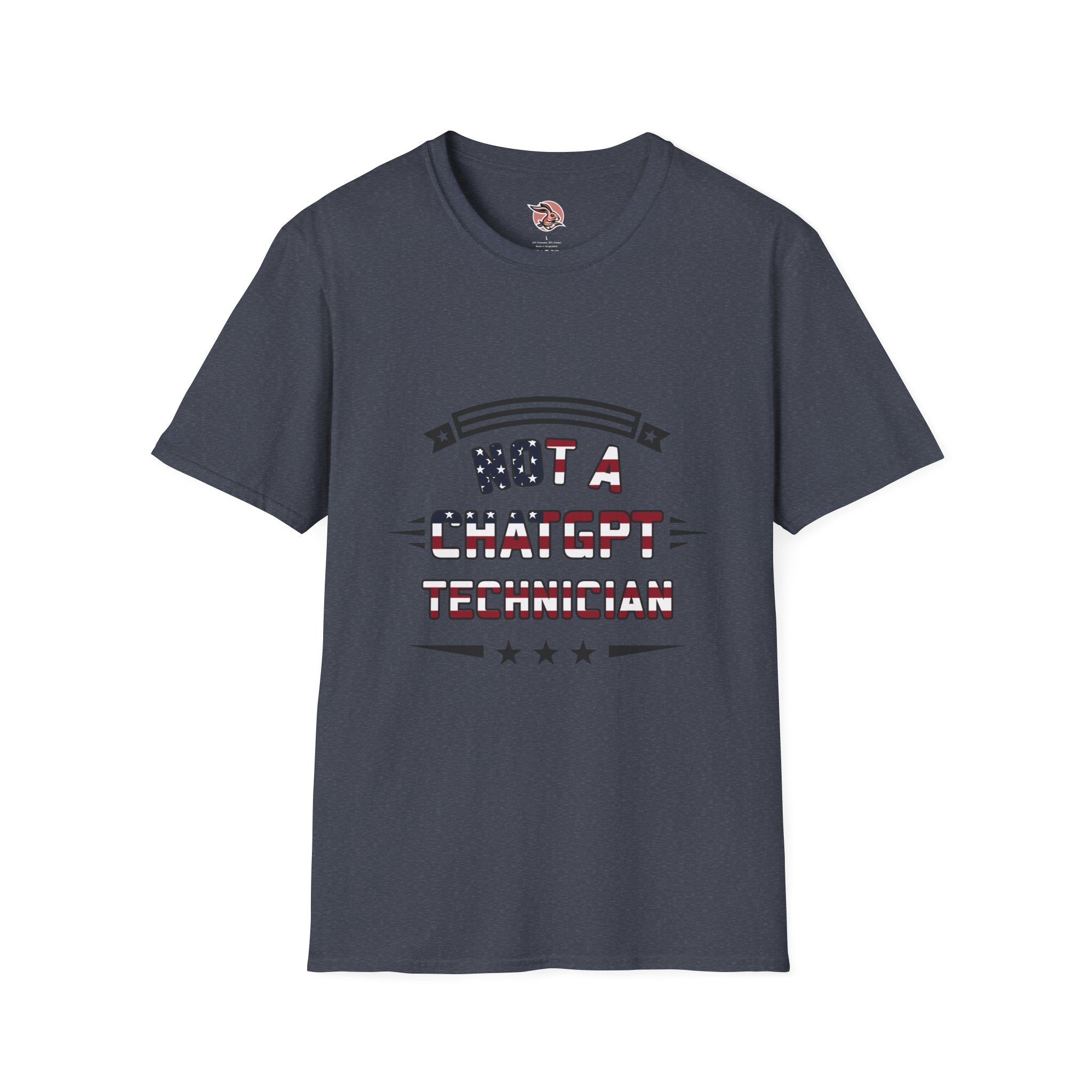 Not a ChatGPT Technician Patriotic T-Shirt