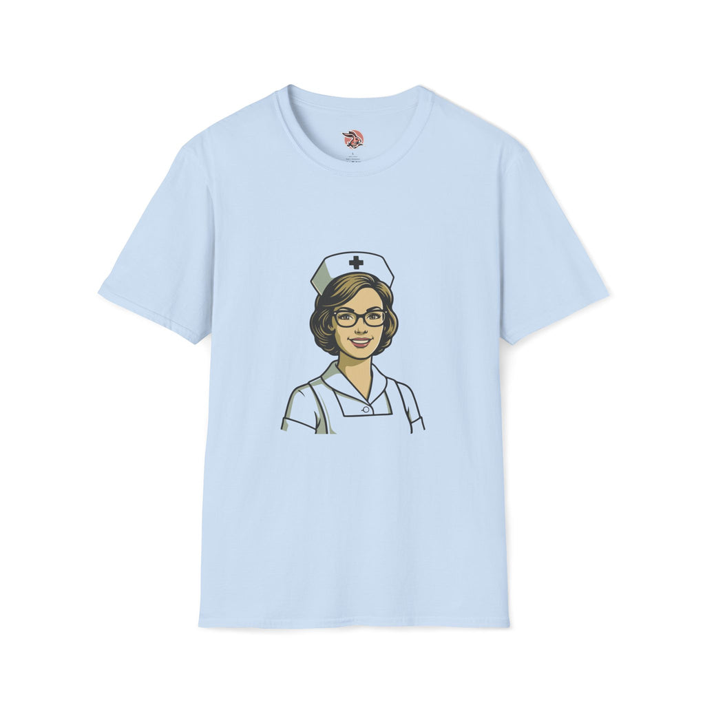 Vintage Retro Nurse T-Shirt - Classic Style Healthcare Professional Tee