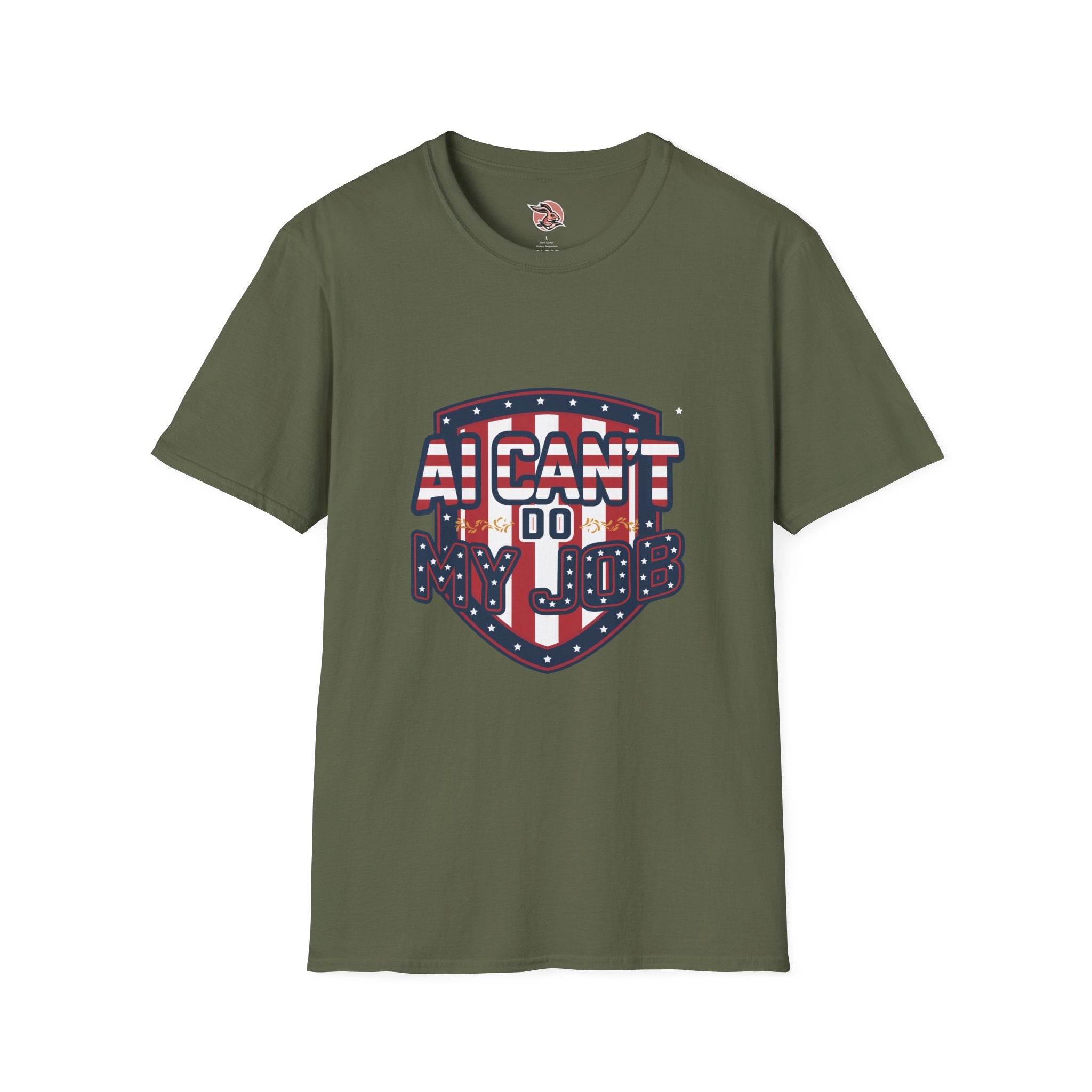 AI Can’t Do My Job Patriotic T-Shirt