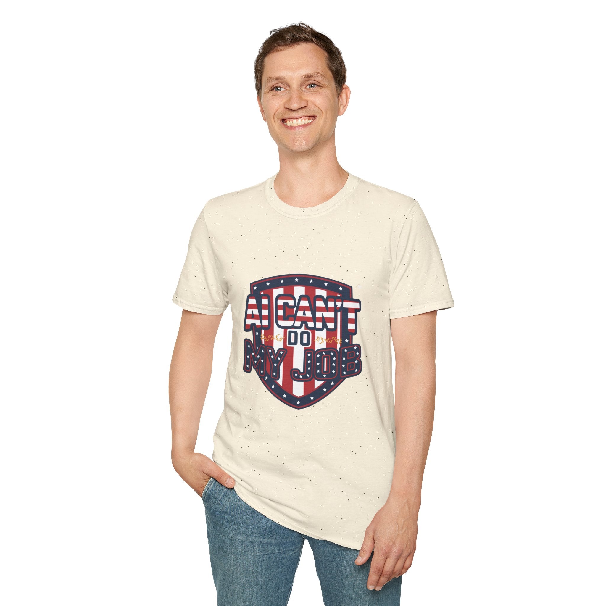 AI Can’t Do My Job Patriotic T-Shirt