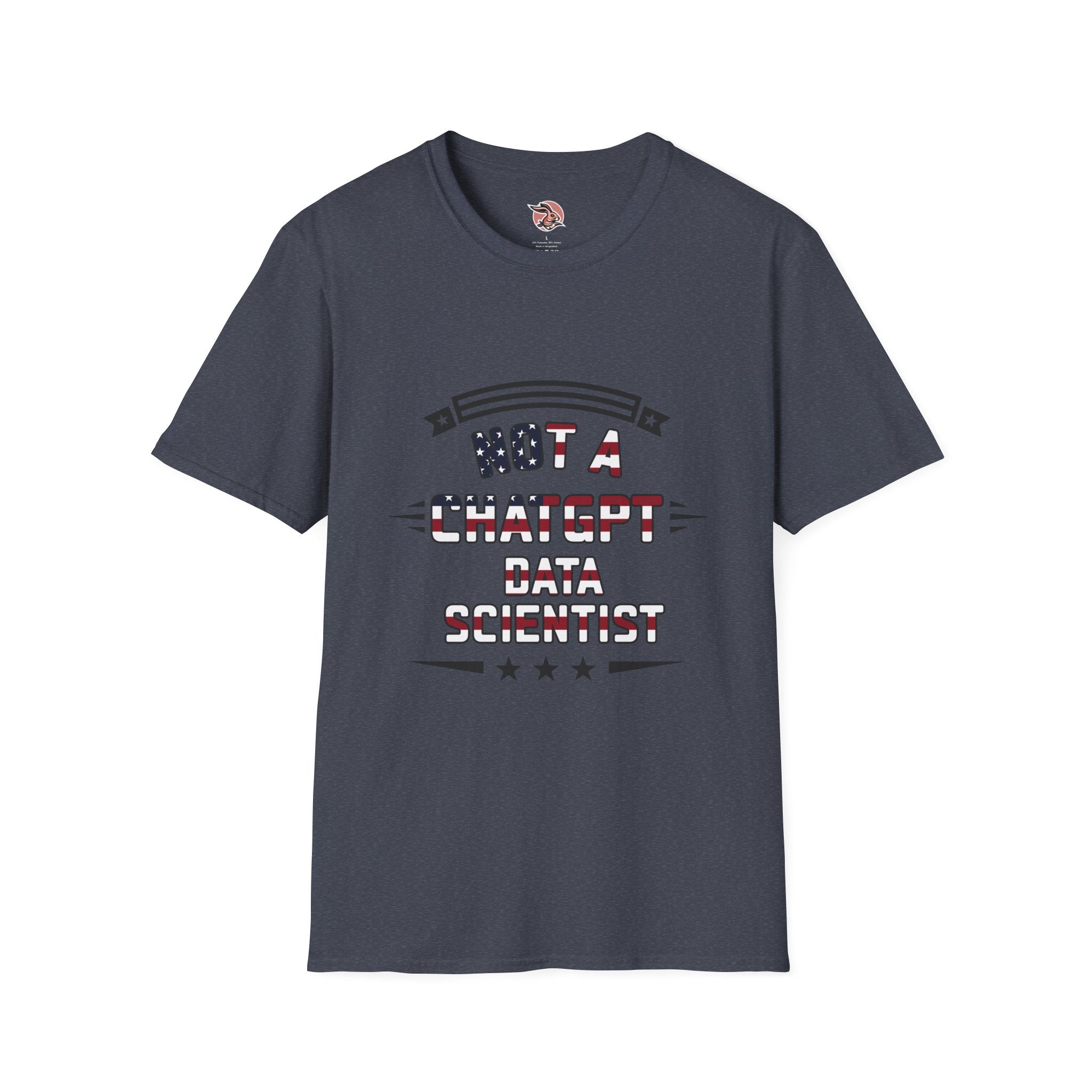 Not a ChatGPT Data Scientist Patriotic T-Shirt