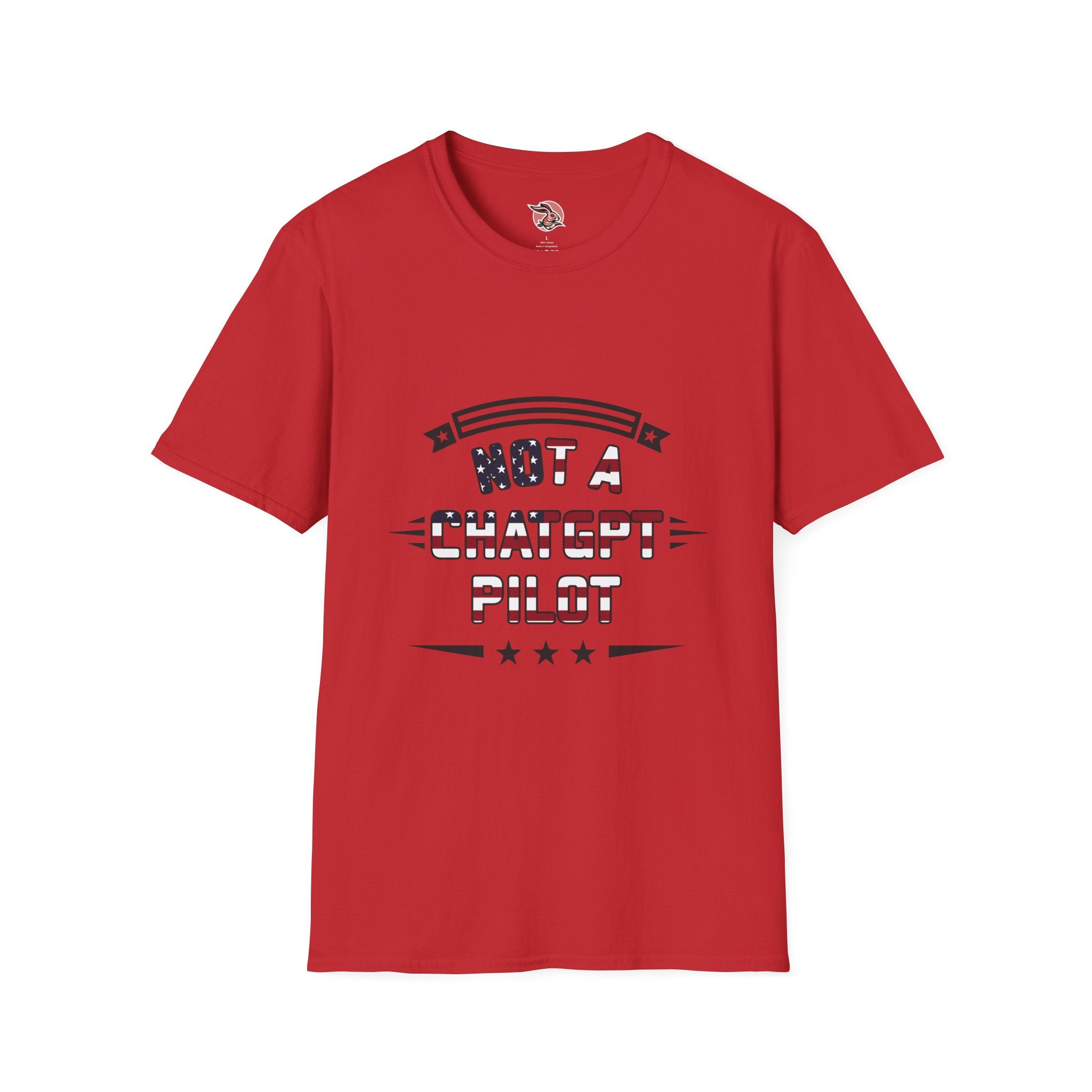 Not a ChatGPT Pilot Patriotic T-Shirt