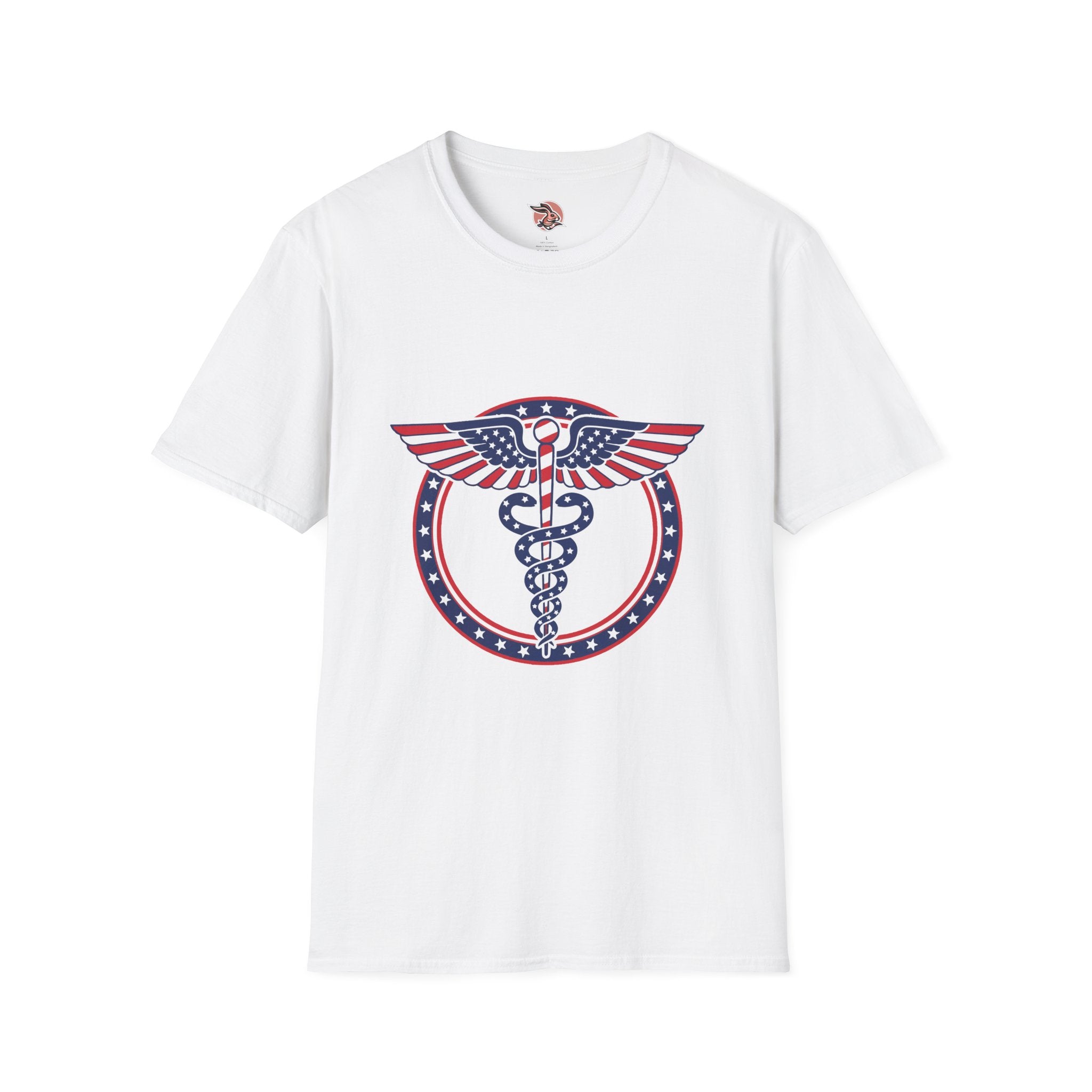 Patriotic Caduceus Medical Emblem T-Shirt
