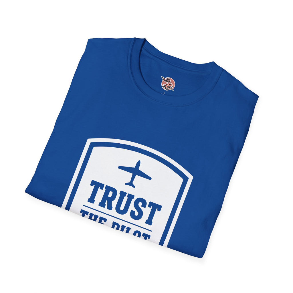 Trust The Pilot | Premium Aviation Shield T-Shirt