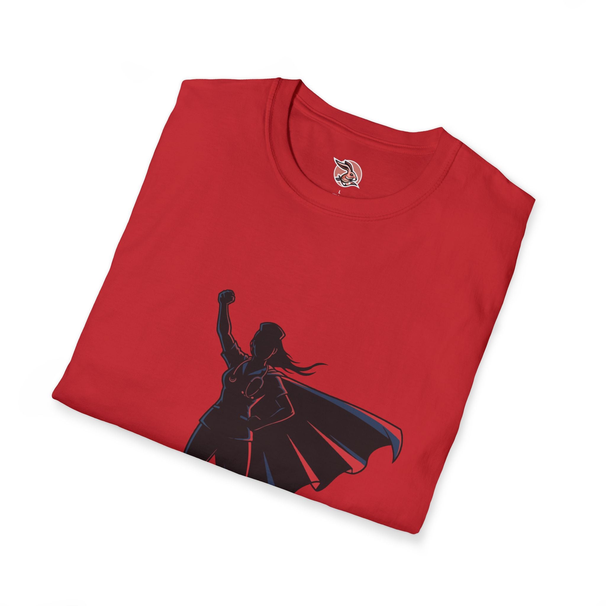 Superhero Nurse Hero Silhouette T-Shirt