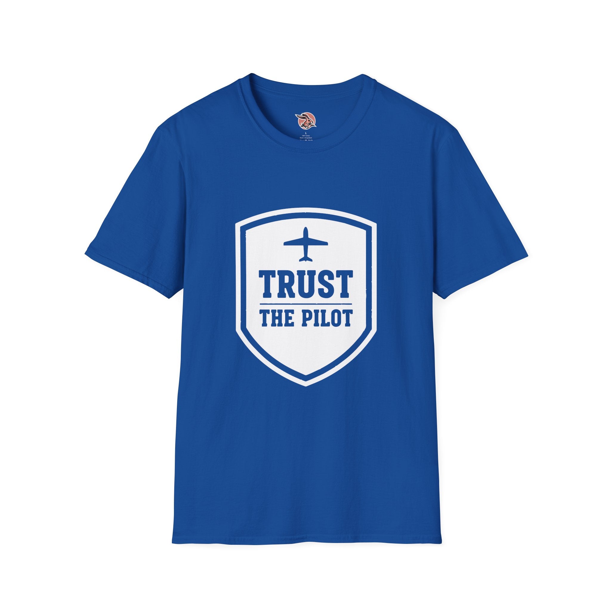 Trust The Pilot | Premium Aviation Shield T-Shirt