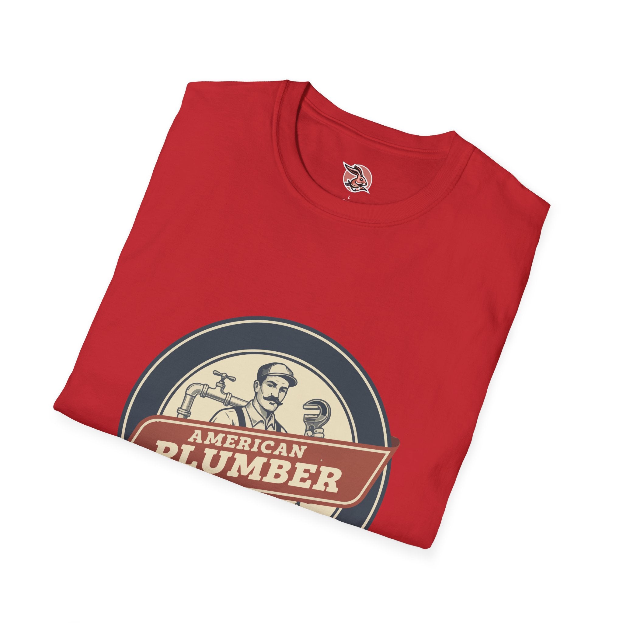 American Plumber | Vintage Tradesman Emblem T-Shirt