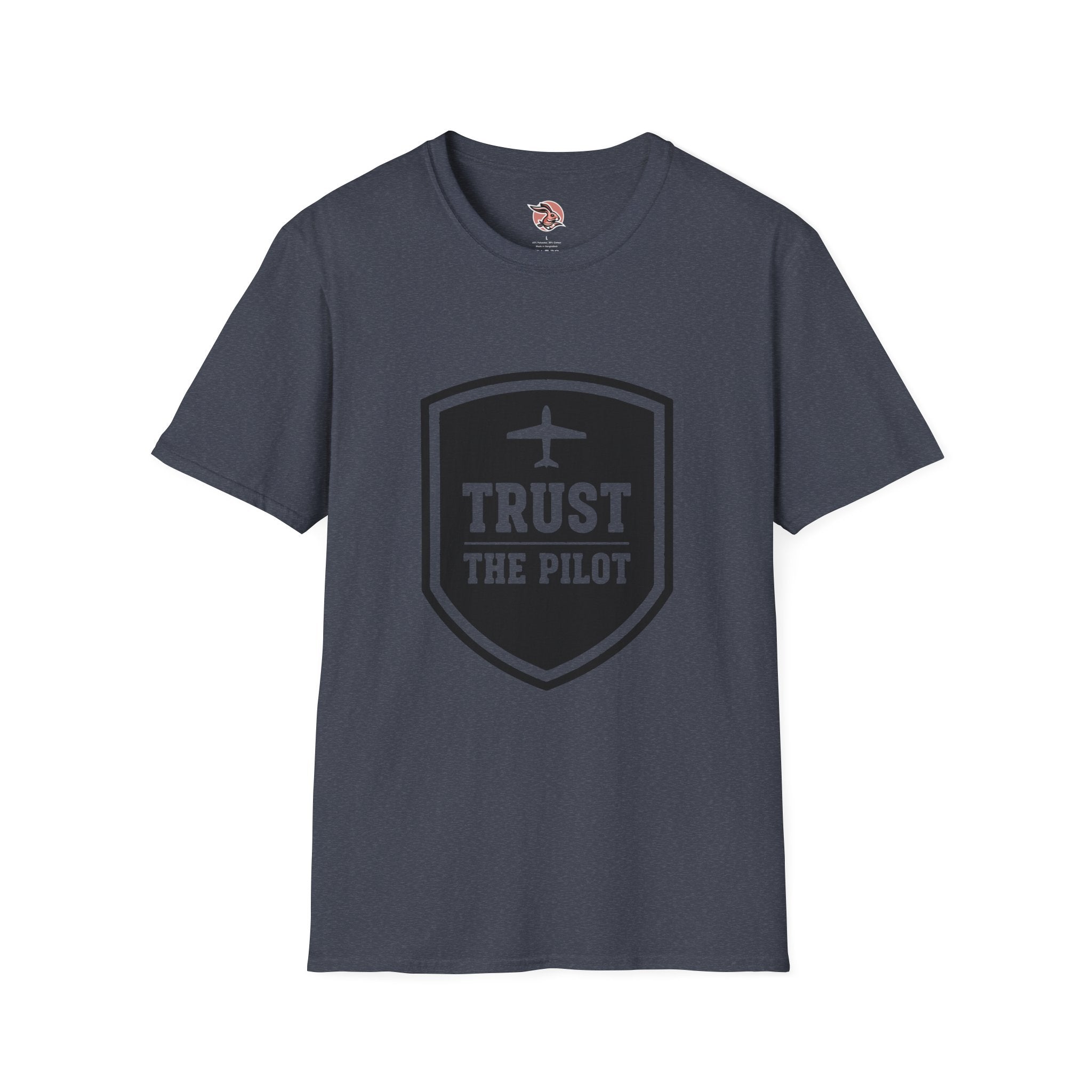 Trust The Pilot | Premium Aviation Shield T-Shirt